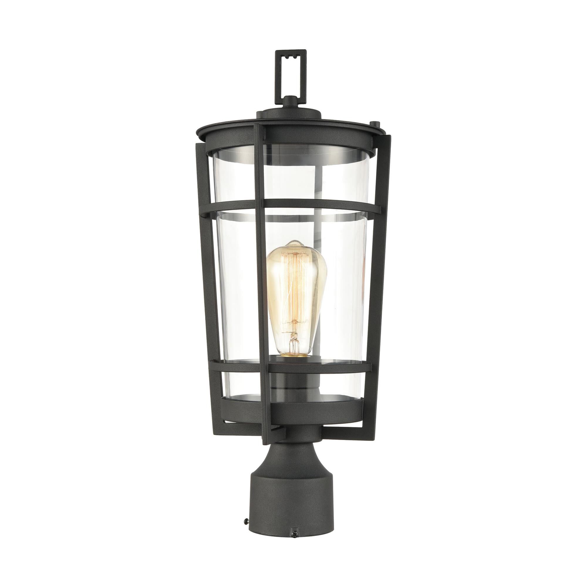 Crofton 18 Inch Tall 1 Light Outdoor Post Lamp by ELK Lighting