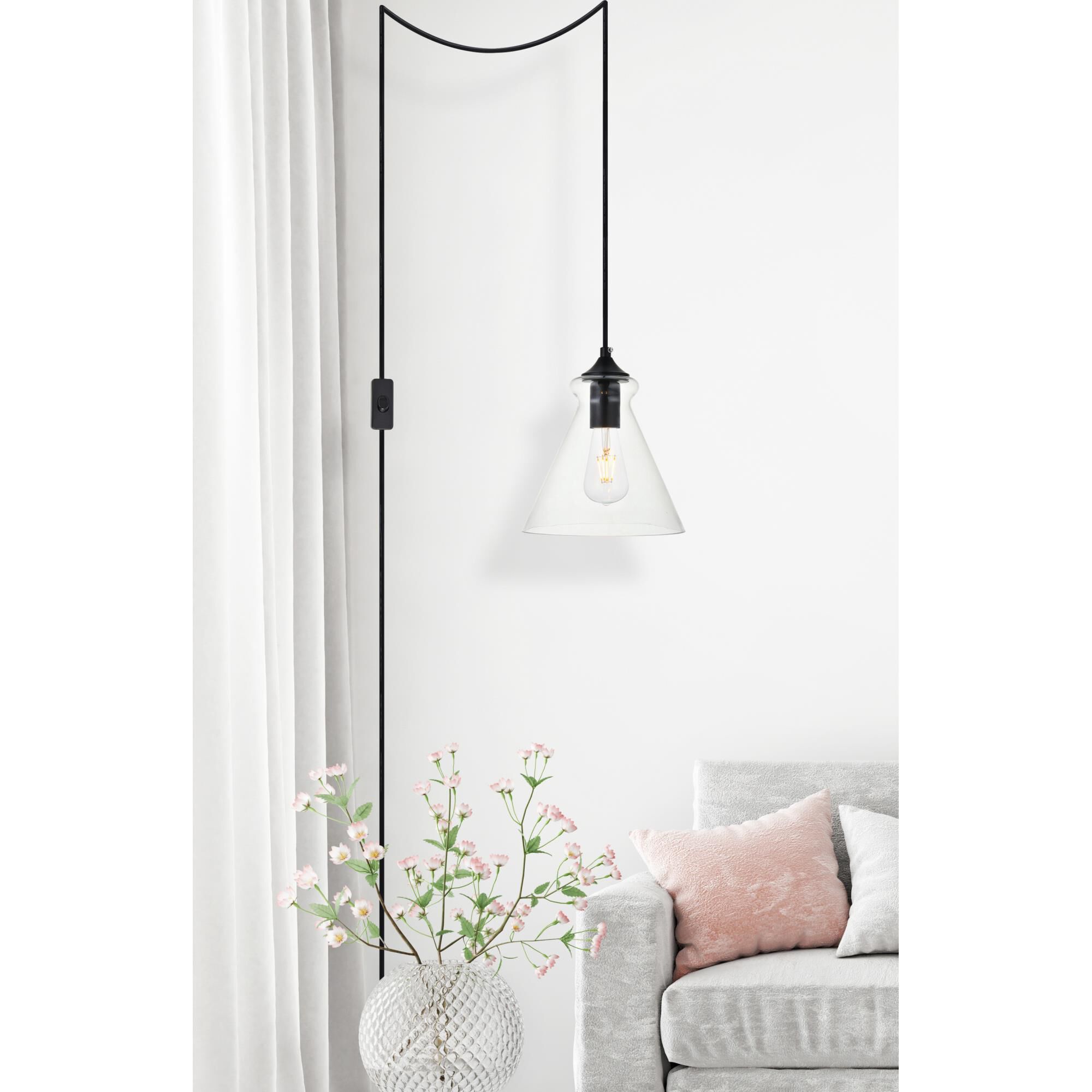 Elegant Lighting Destry 8 Inch Mini Pendant