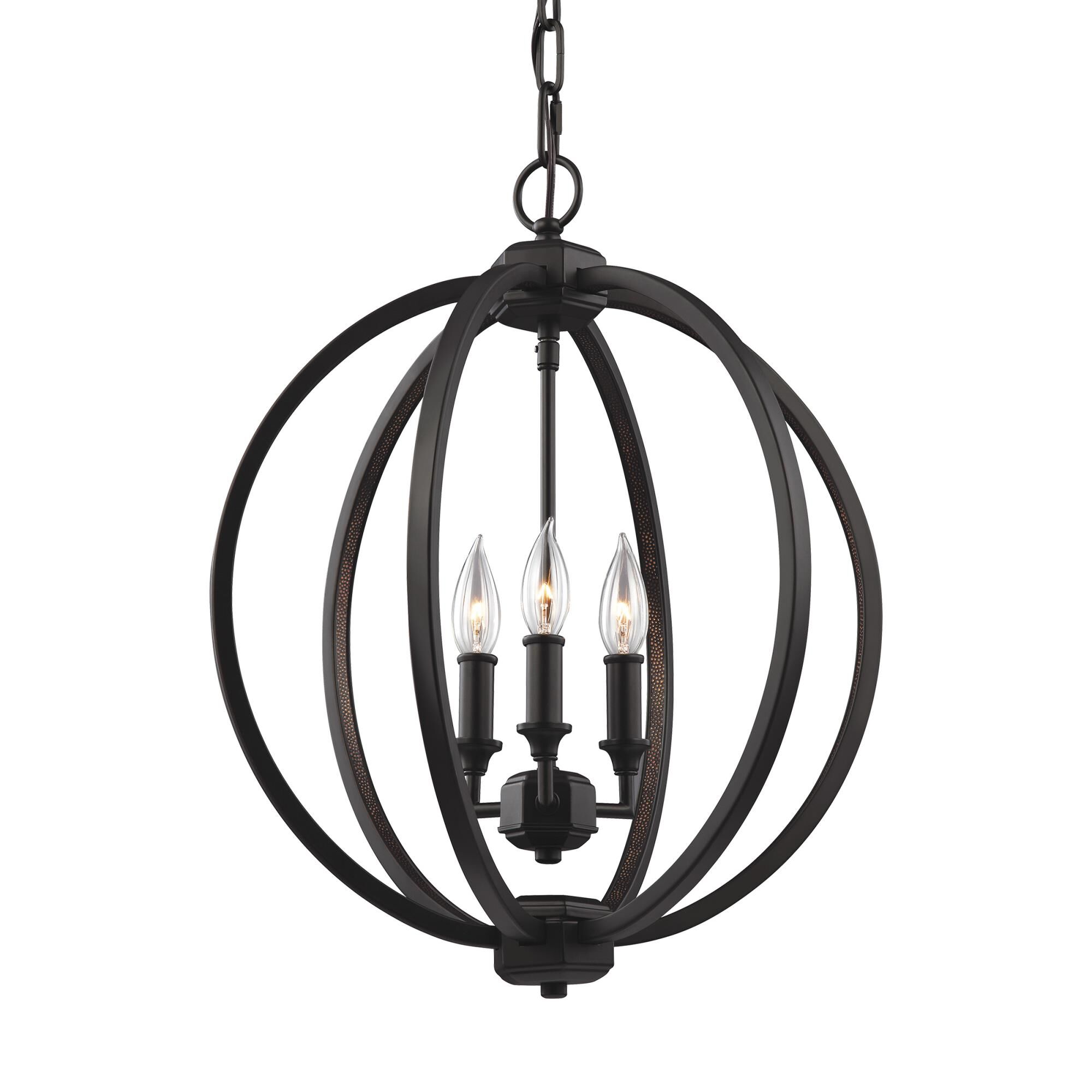 Corinne 17 Inch 3 Light Mini Chandelier by Visual Comfort Studio Collection