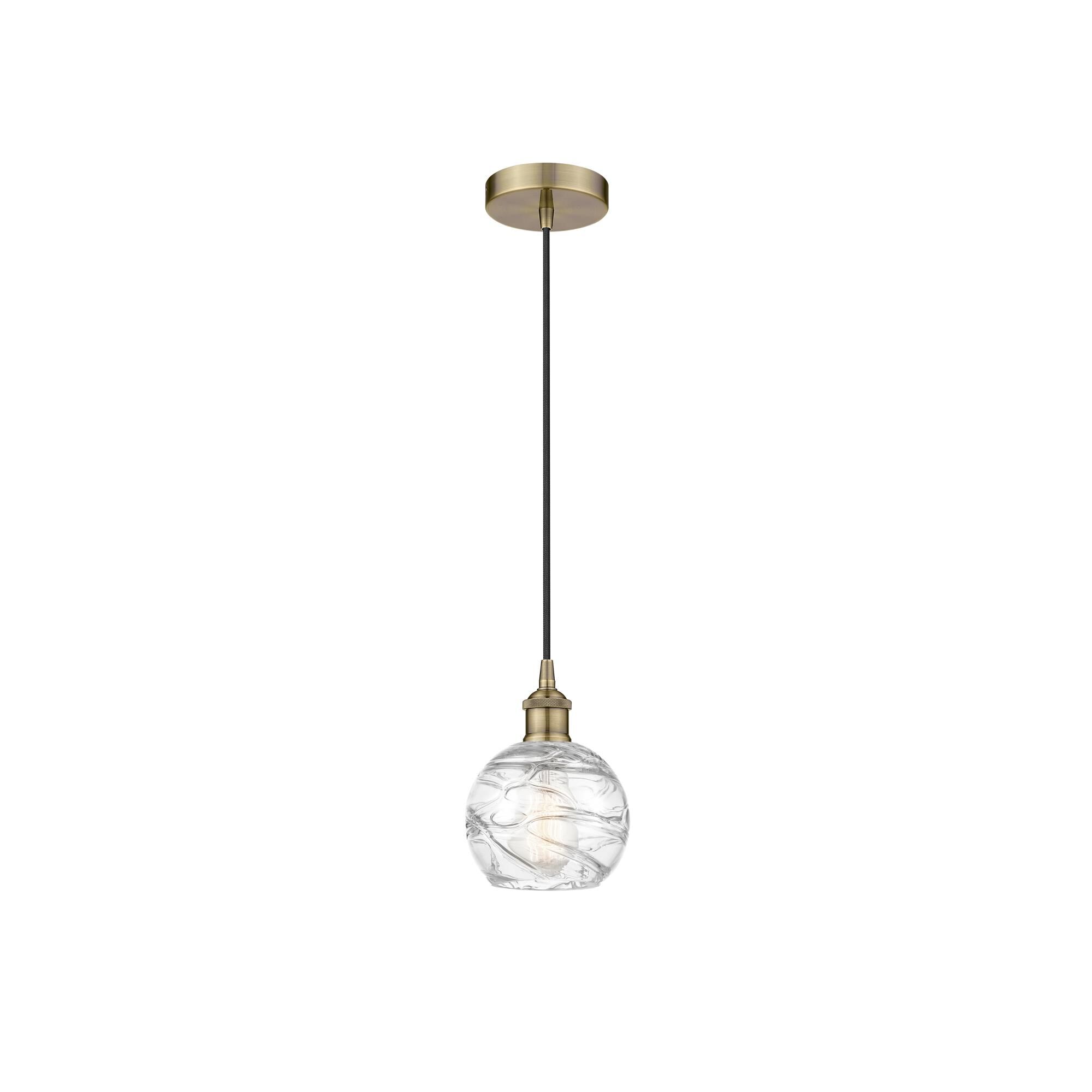 Bruno Marashlian Athens Deco Swirl 6 Inch Mini Pendant by Innovations Lighting