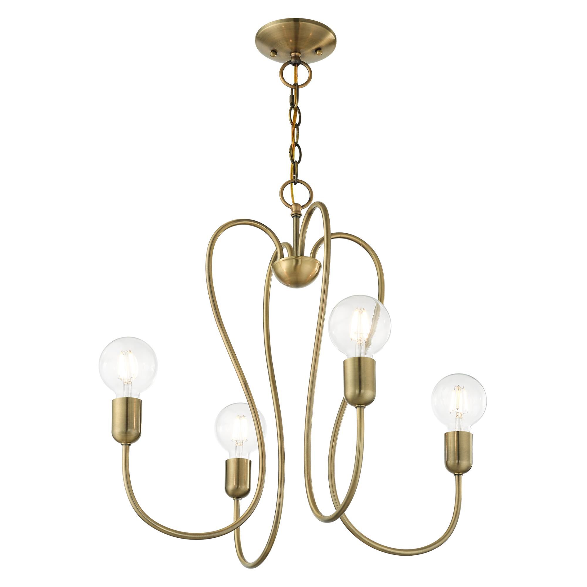 Shown in Antique Brass finish