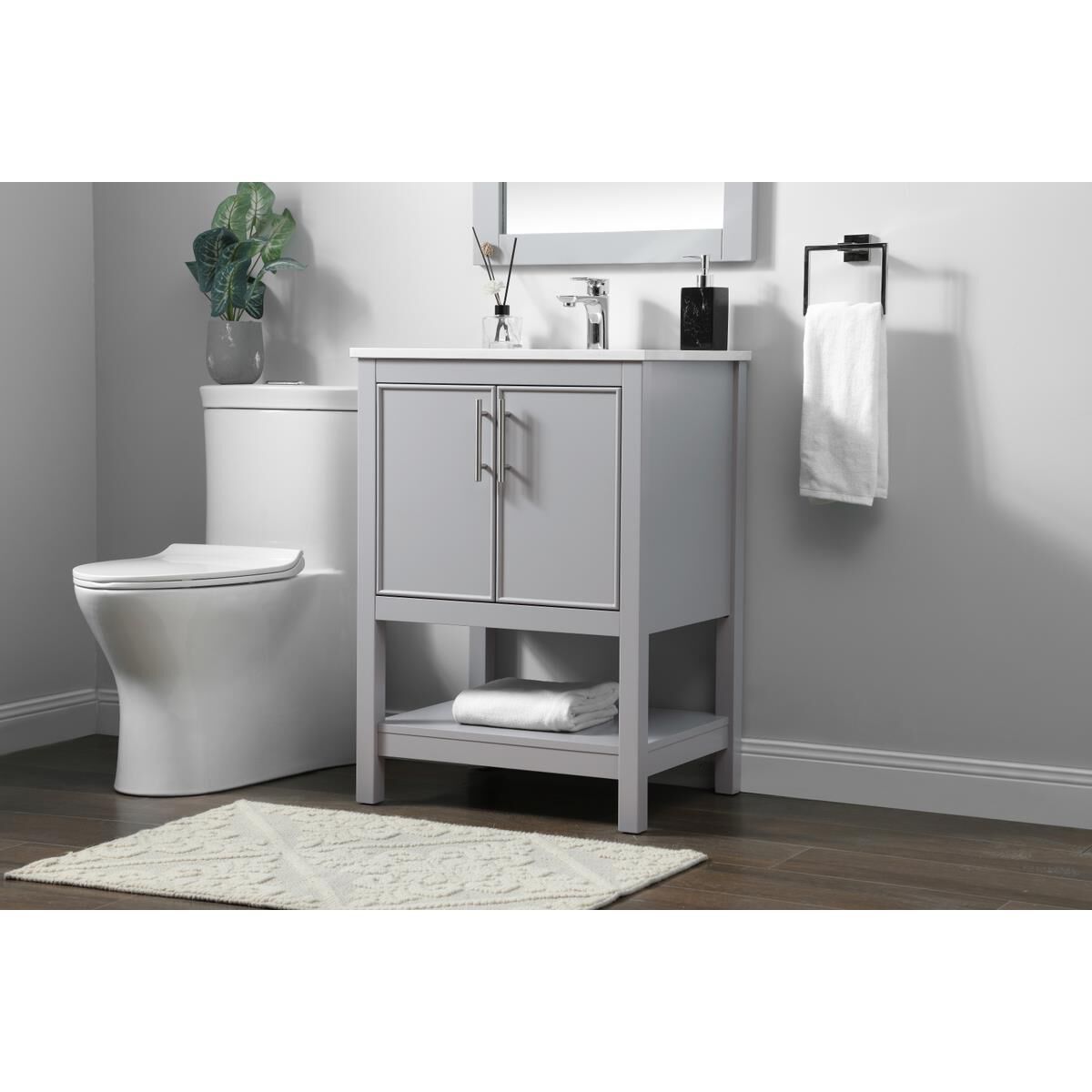 Everett 24 Inch Bath Vanity by Elegant Decor