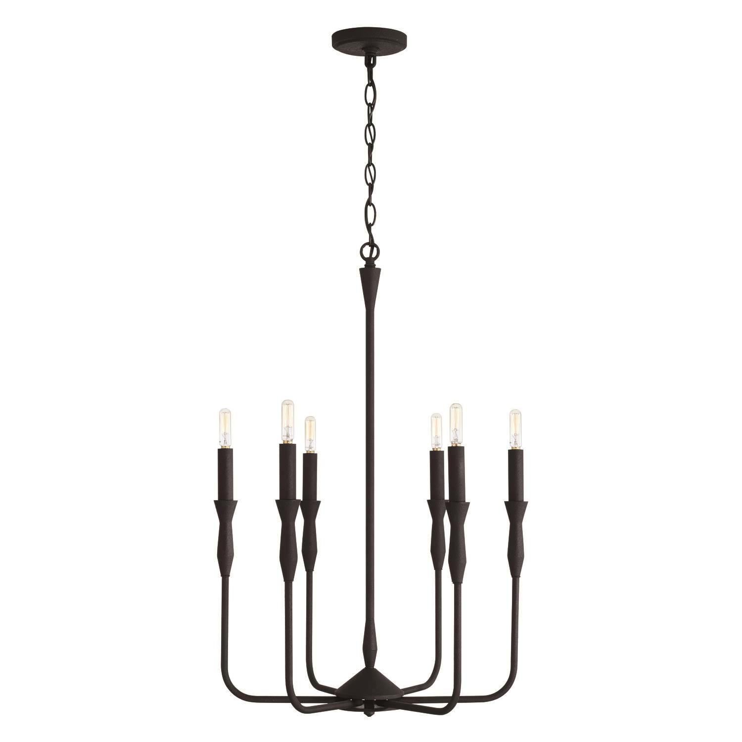 Paloma 20 Inch 6 Light Mini Chandelier by Capital Lighting Fixture Company
