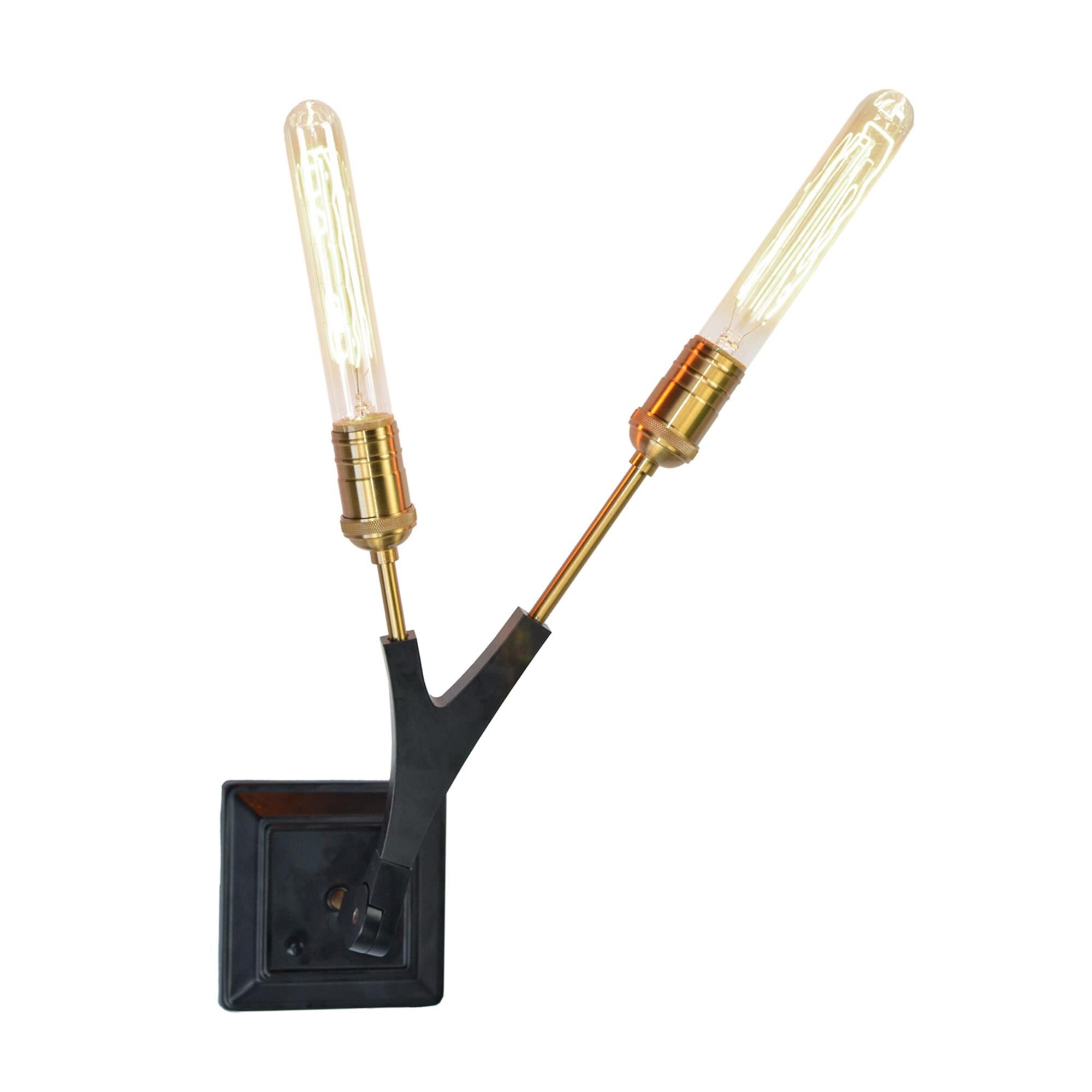 Shown in Black and Harvest Brass finish