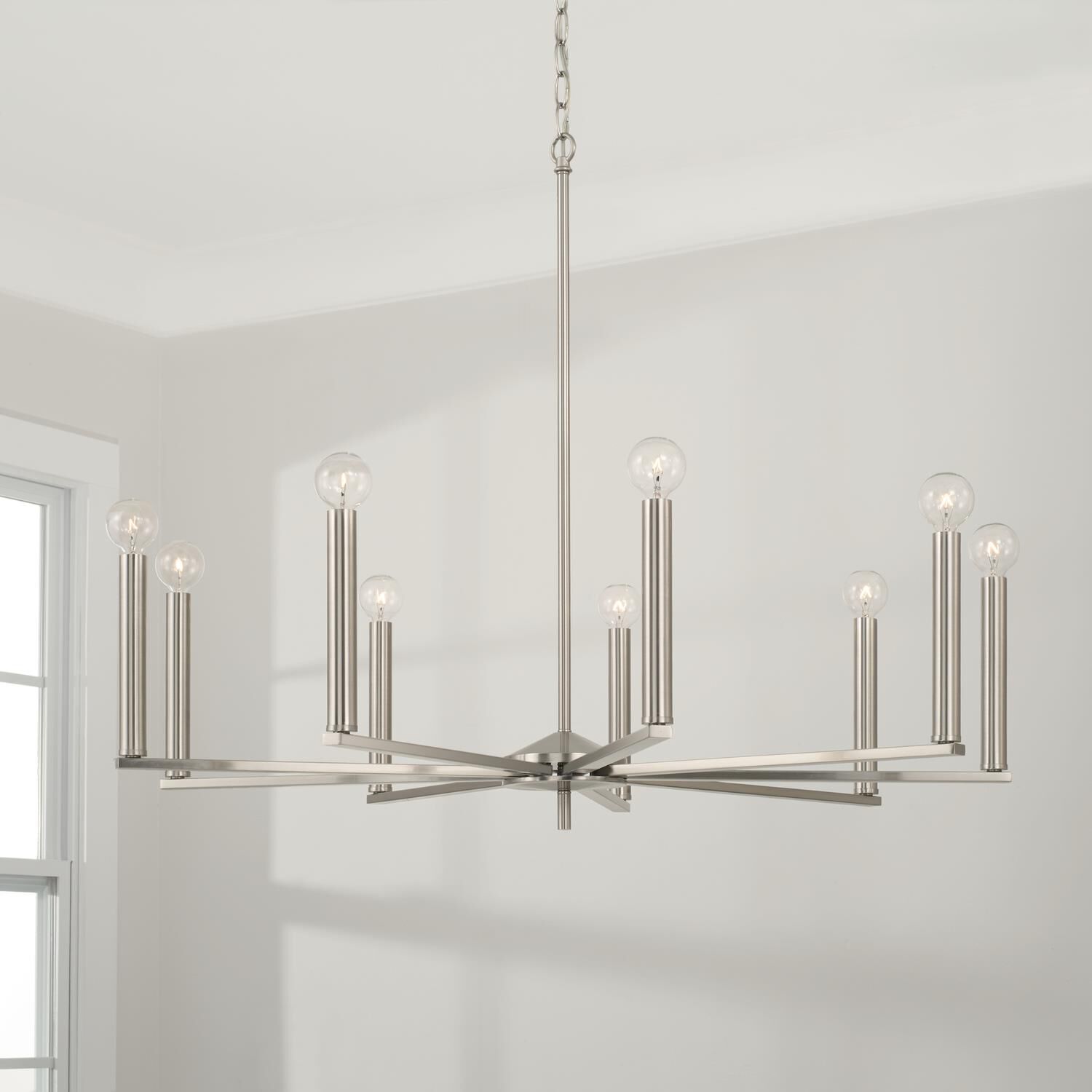 Portman 34 Inch 9 Light Chandelier by Homeplace by Capital Lighting Fixture Company