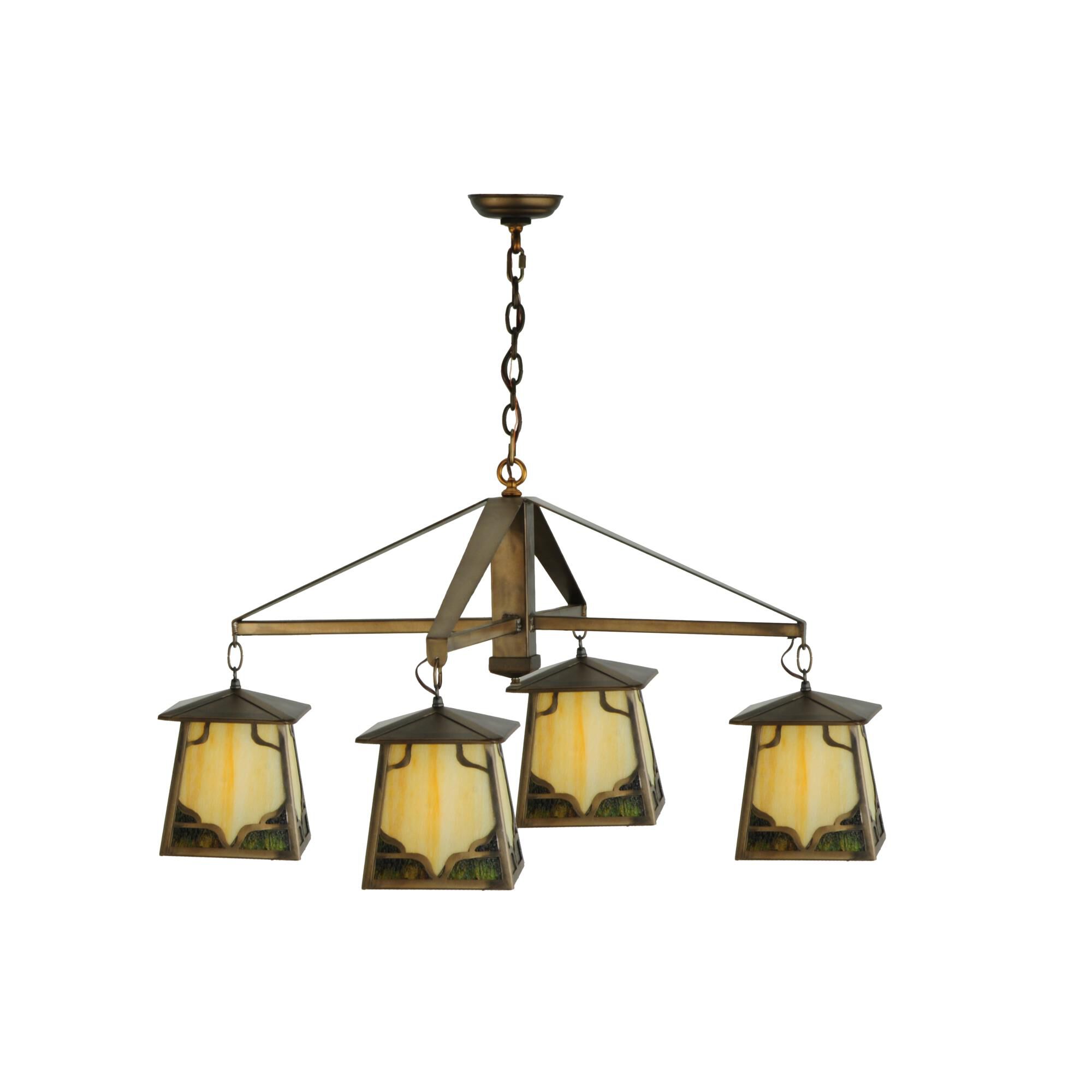 Kirkpatrick 41 Inch 4 Light Chandelier by Meyda Lighting