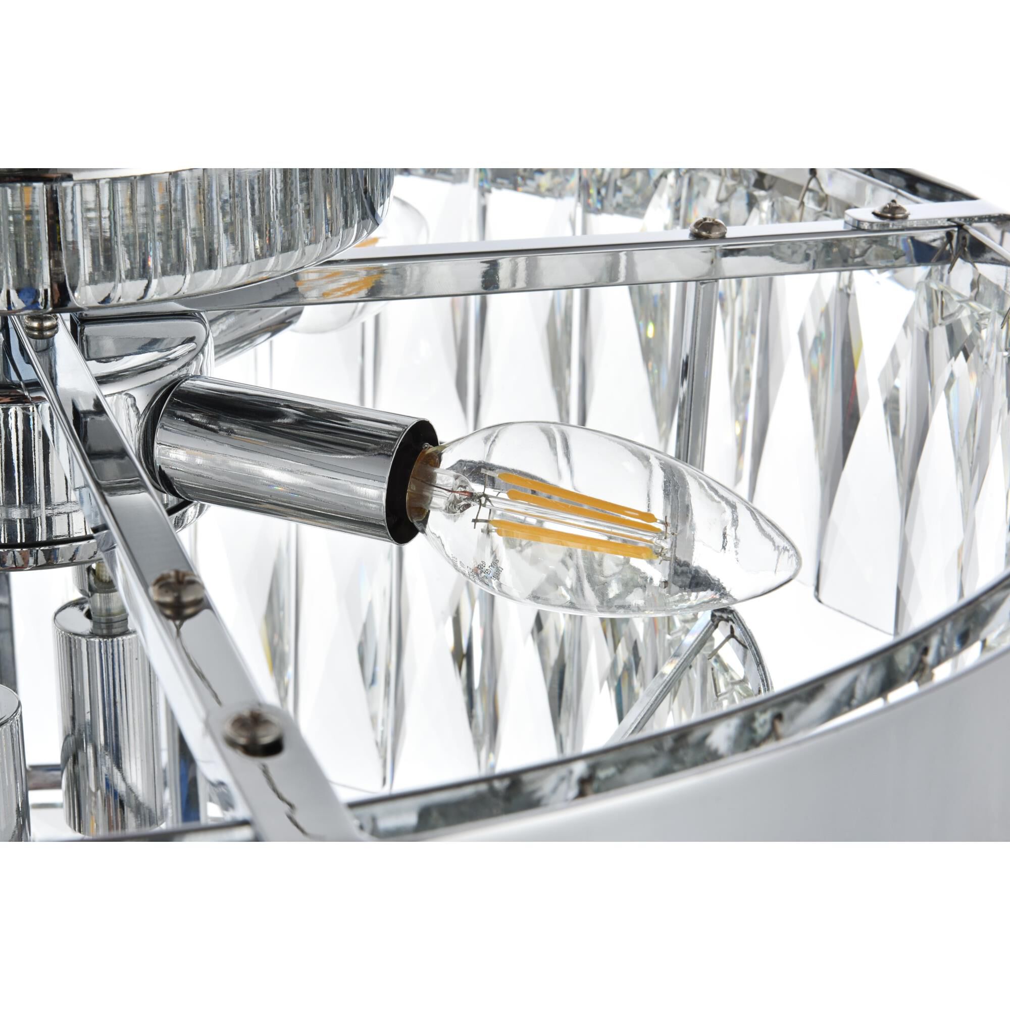 Shown in Chrome  finish and Rc crystal and Clear glass