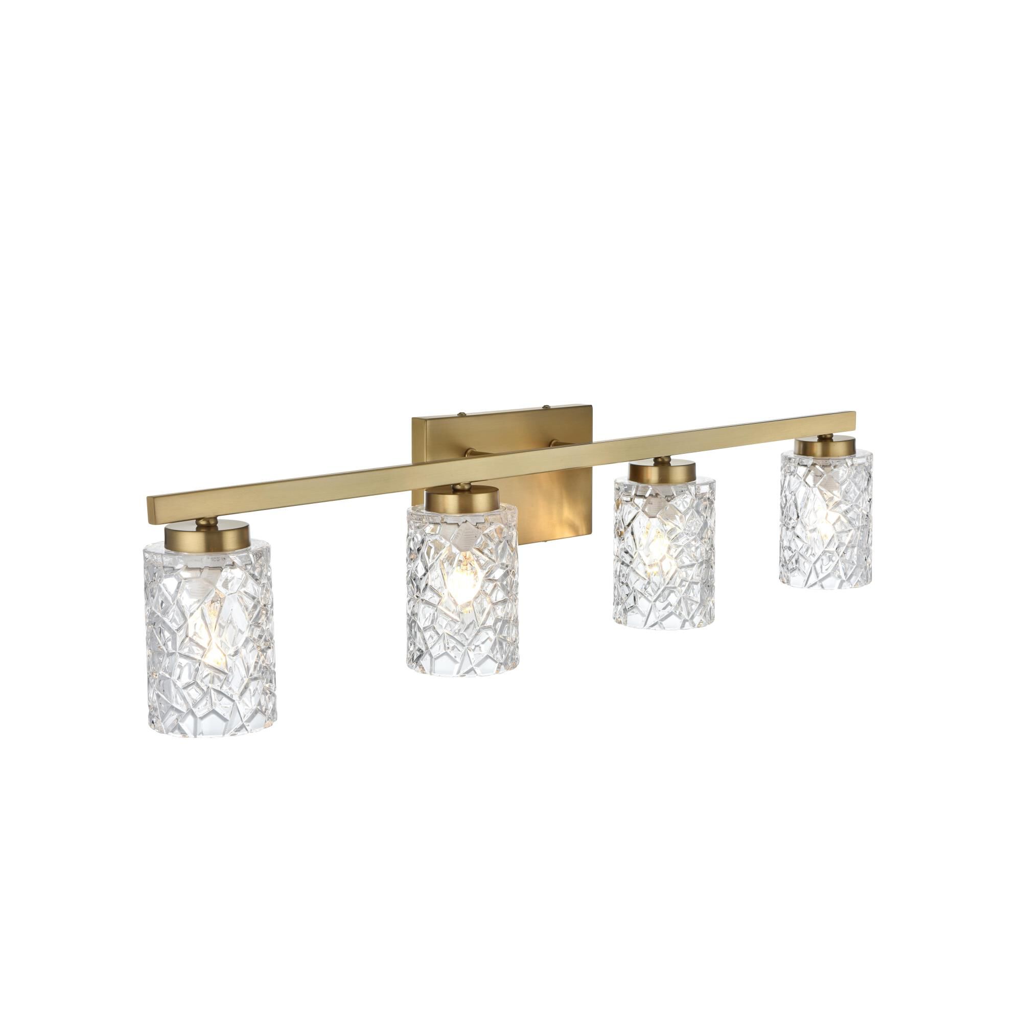 Shown in Satin Gold And Clear finish