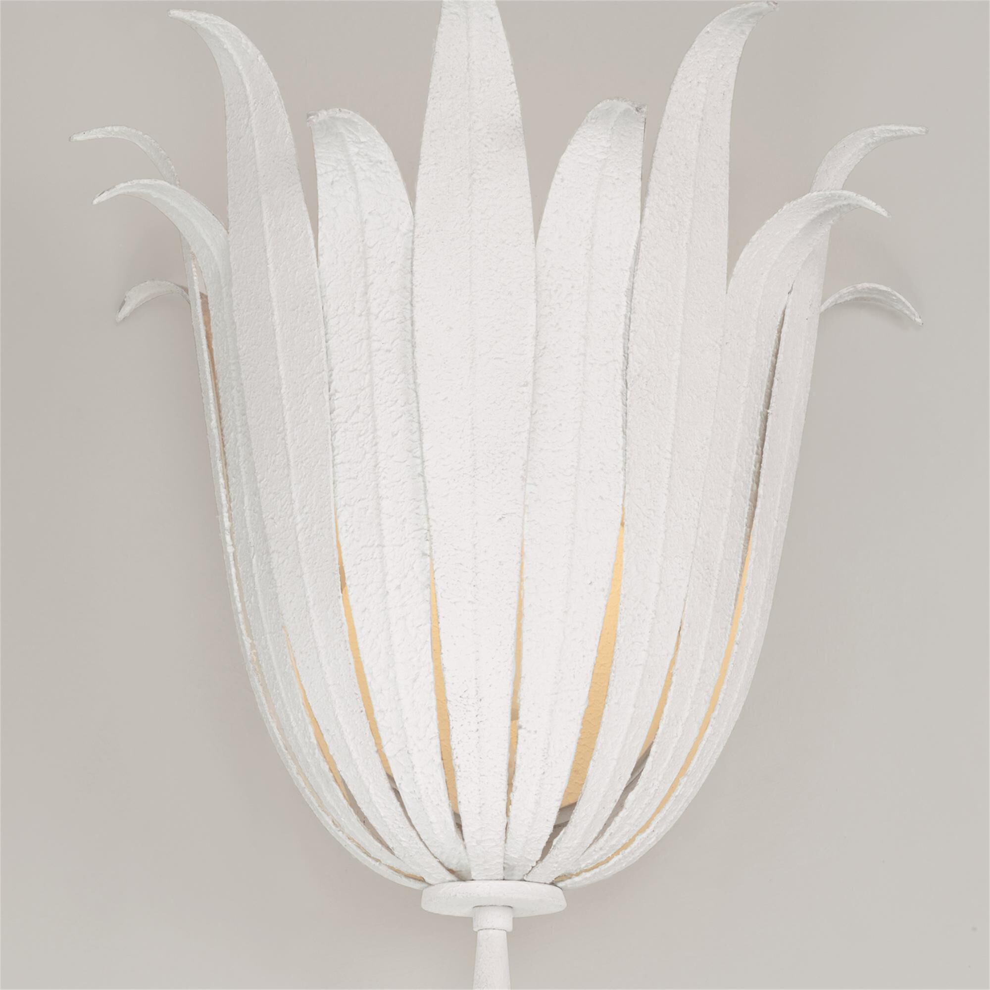 Shown in Textured White finish