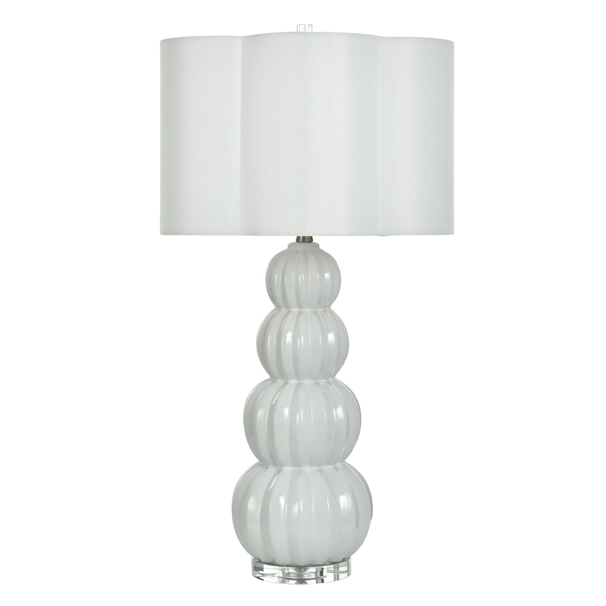 Shown in Glossy White finish and Off-White shade