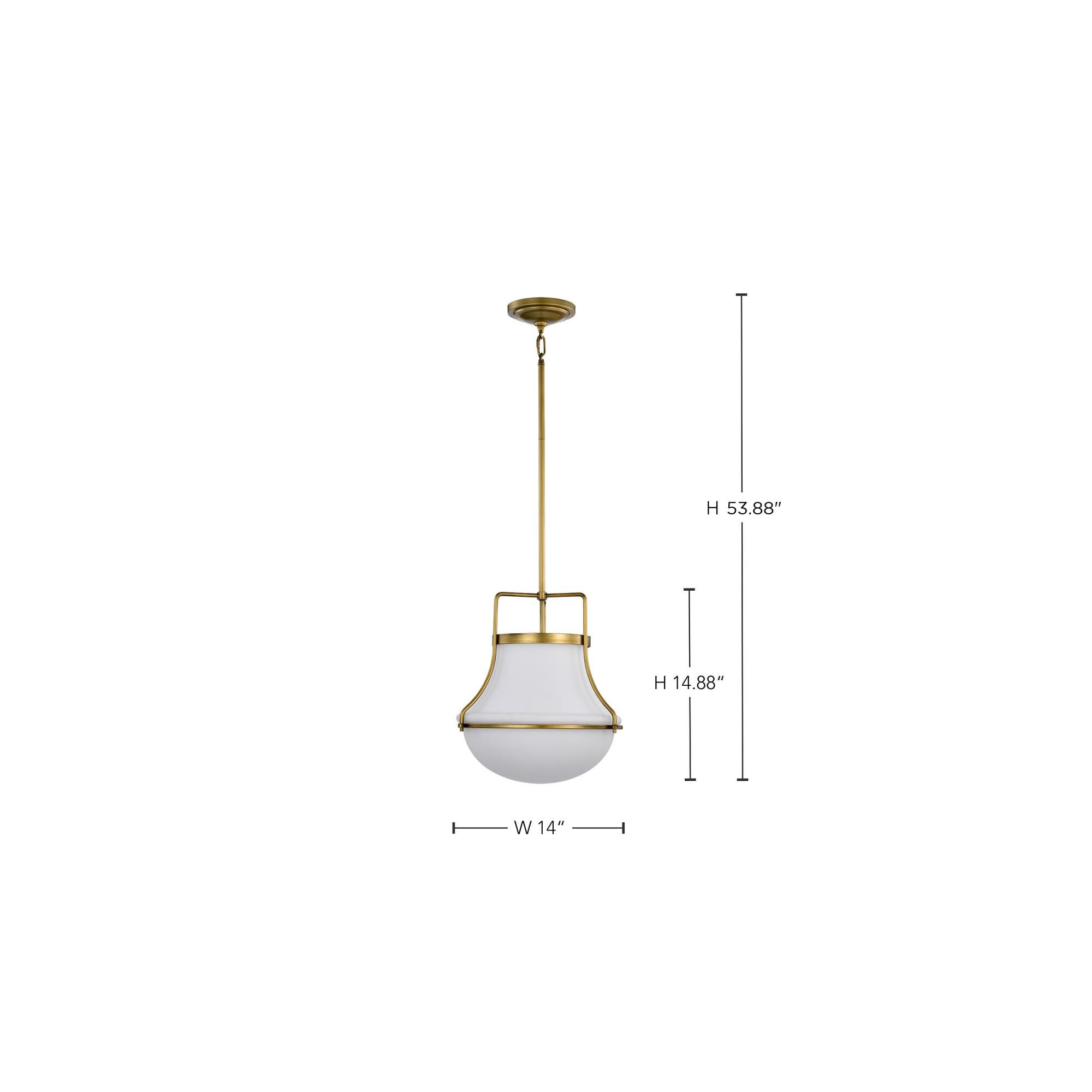 Valdora 1 Light Large Pendant by Nuvo Lighitng