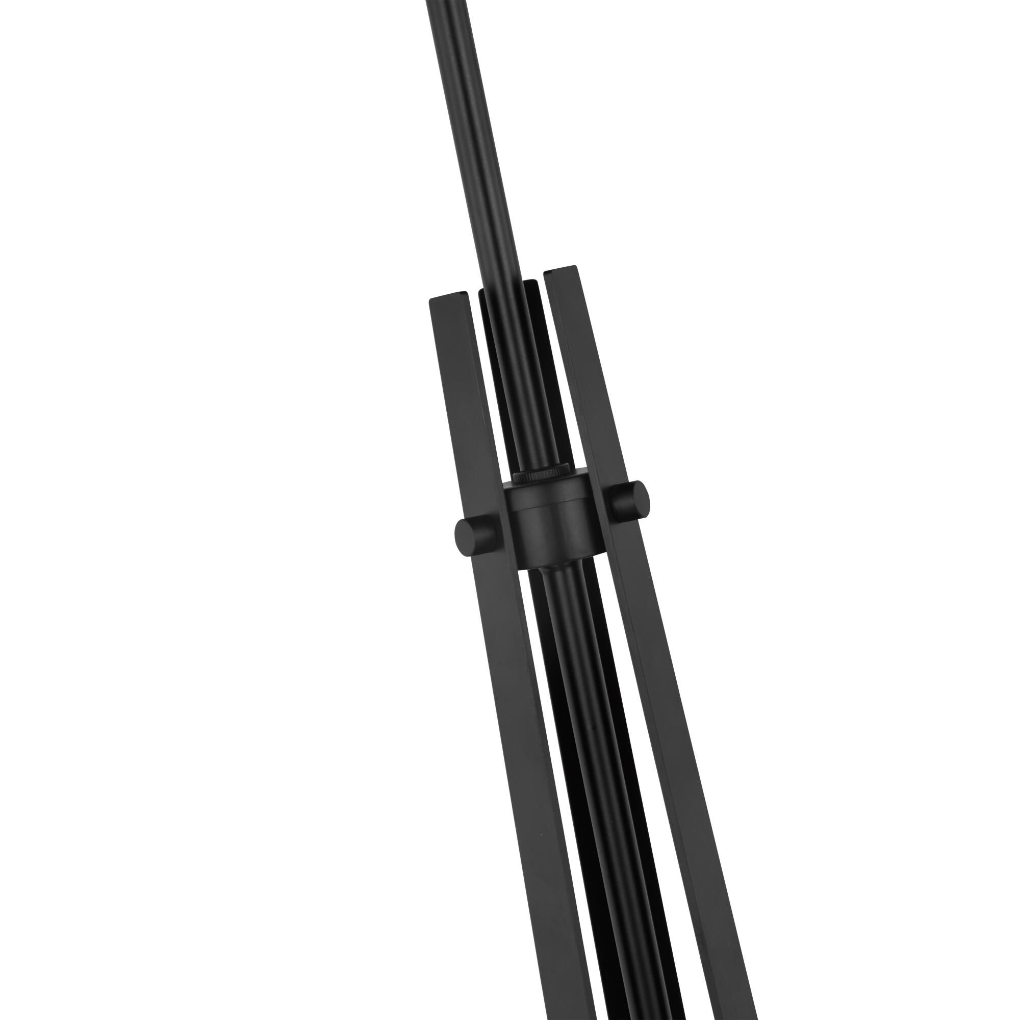 Shown in Black finish and White Textile shade