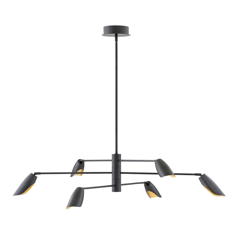 Bowery 50 Inch 6 Light LED Chandelier by Fredrick Ramond