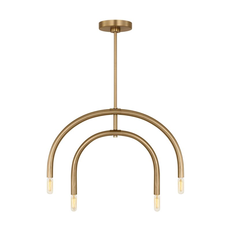Drew & Jonathan Hadden 27 Inch 4 Light Chandelier by Visual Comfort Studio Collection