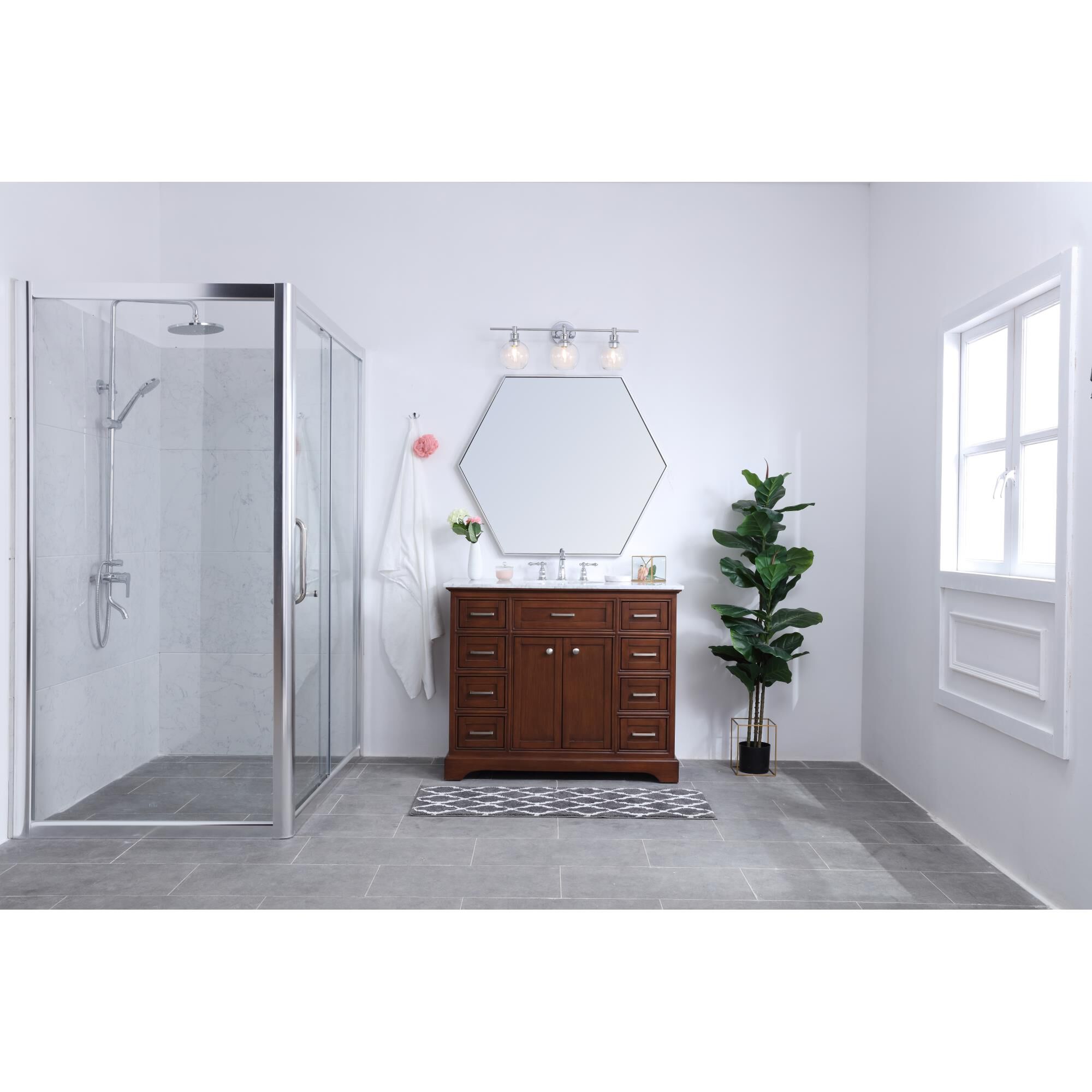 Collier 28 Inch Bath Vanity Light by Elegant Lighting