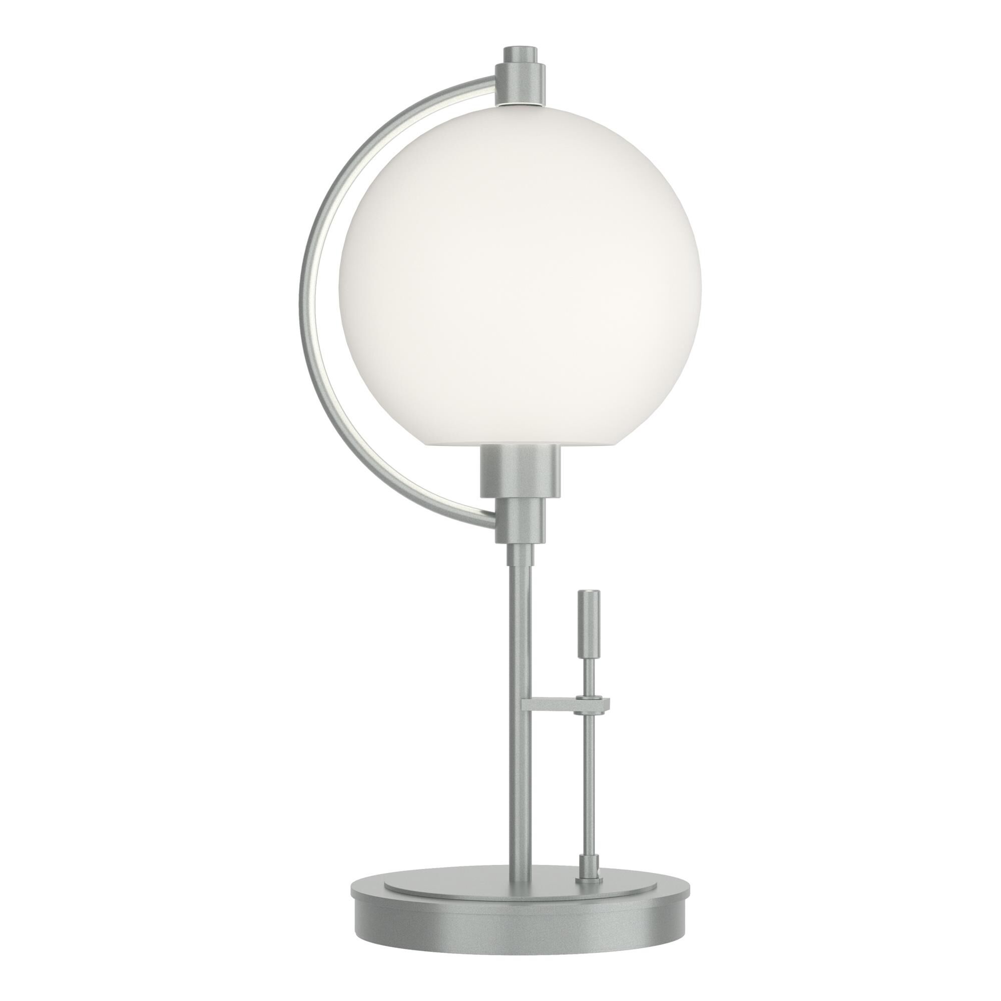 Shown in Vintage Platinum finish and Opal  glass
