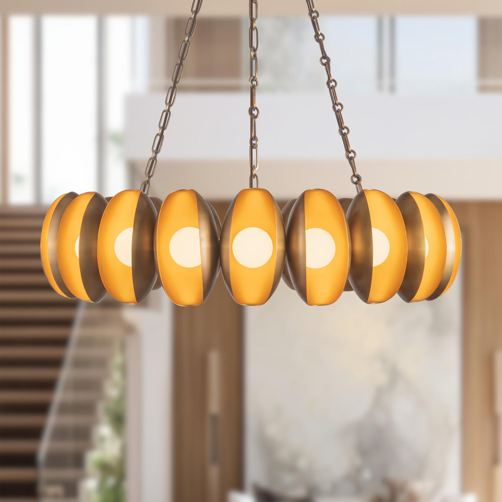 Haejung Roe Cortez 37 Inch Chandelier by Alora Lighting