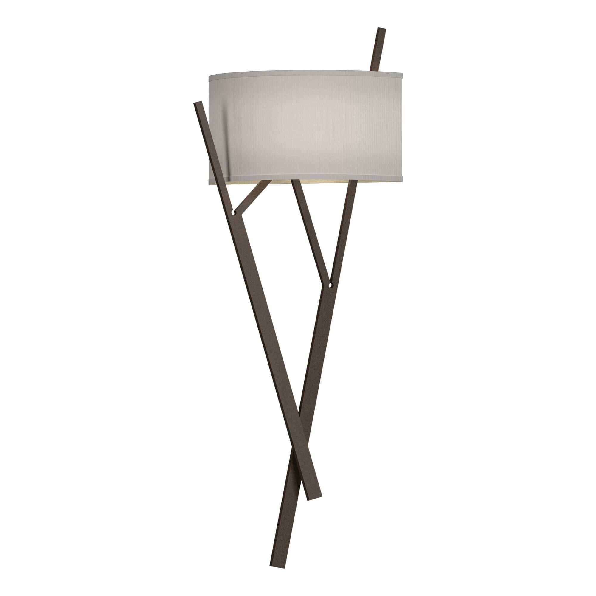Shown in Bronze finish and Natural Anna shade