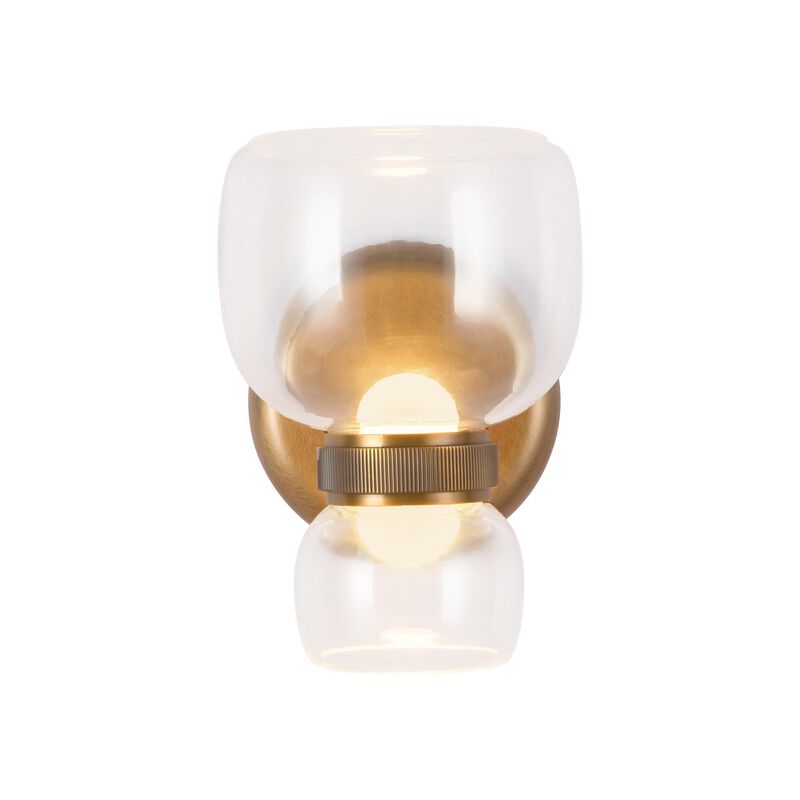 Elisa Carlucci Sutton 8 Inch Bath Vanity Light by Alora Lighting