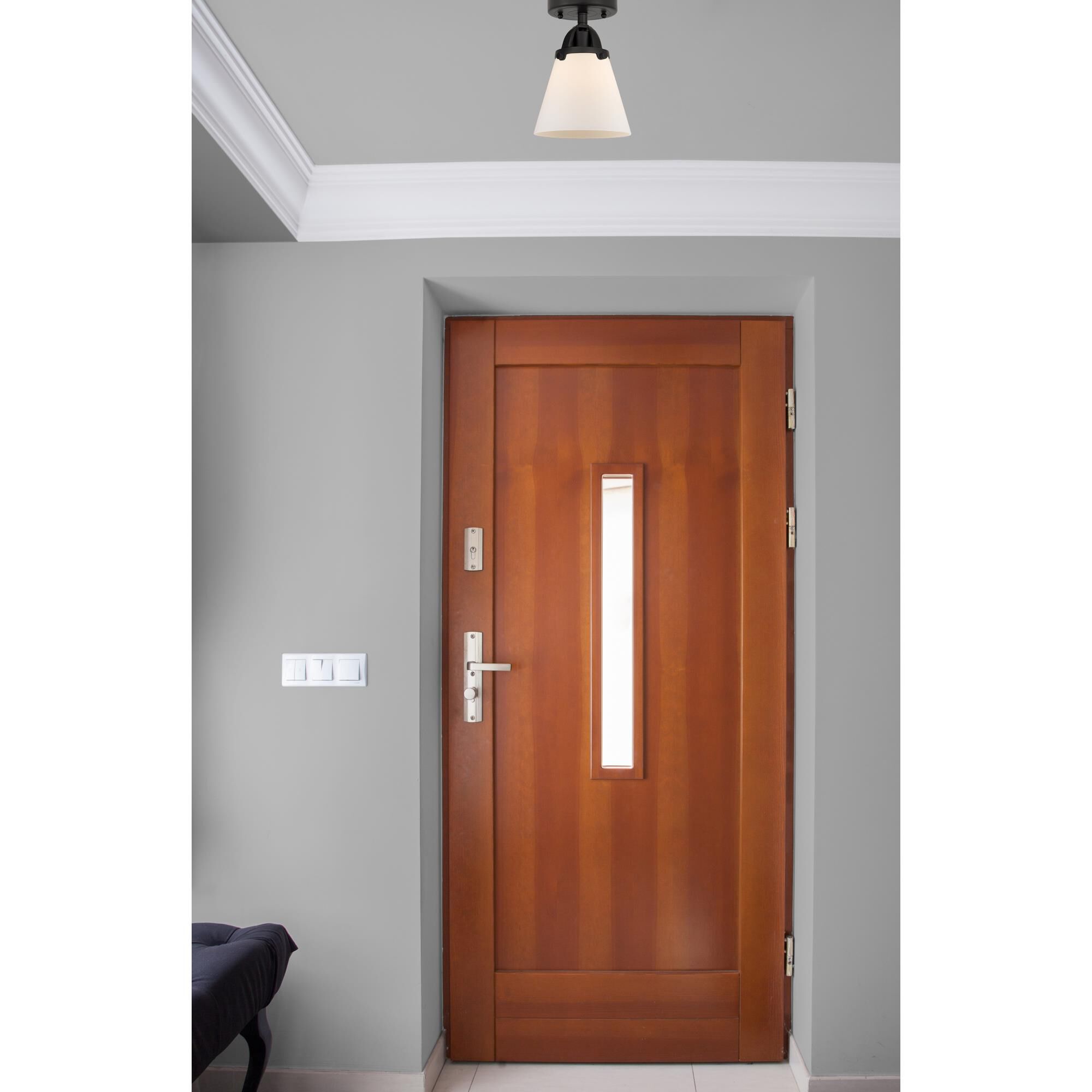 Bruno Marashlian Cone 6 Inch 1 Light Semi Flush Mount by Innovations Lighting