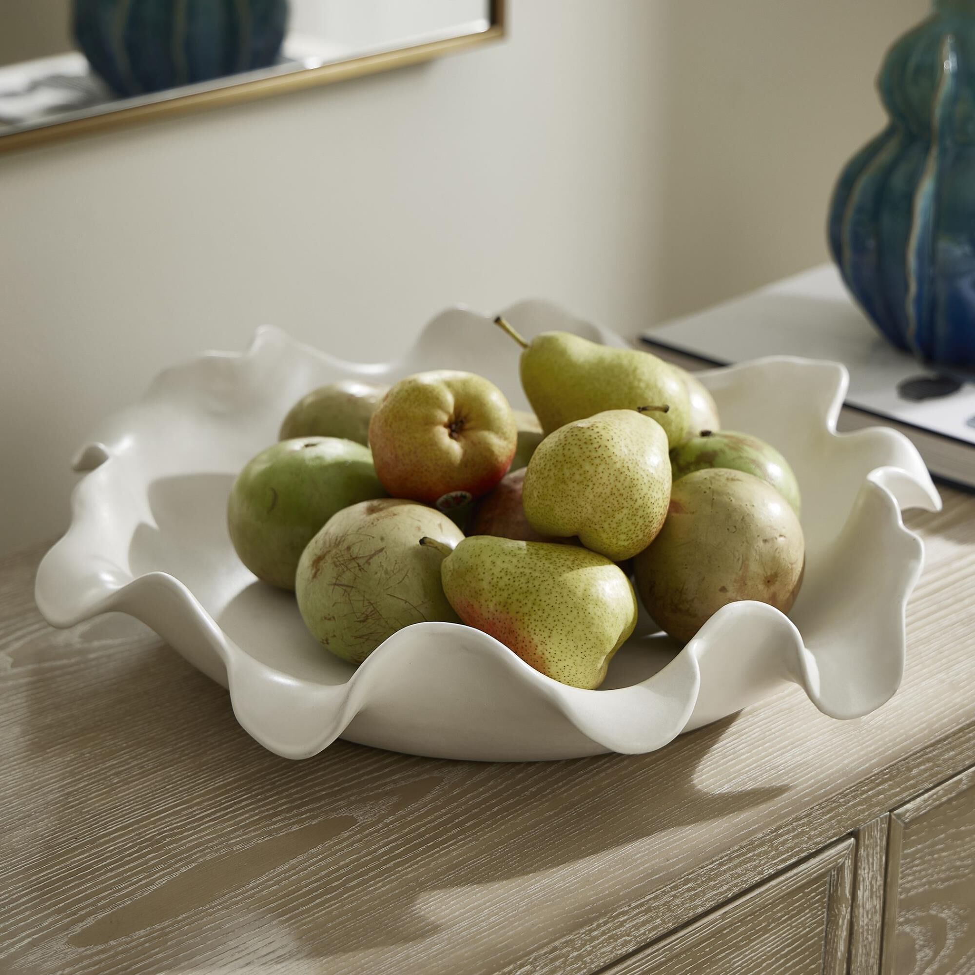Grace Feyock Wave Crest 20 Inch Bowl by Uttermost