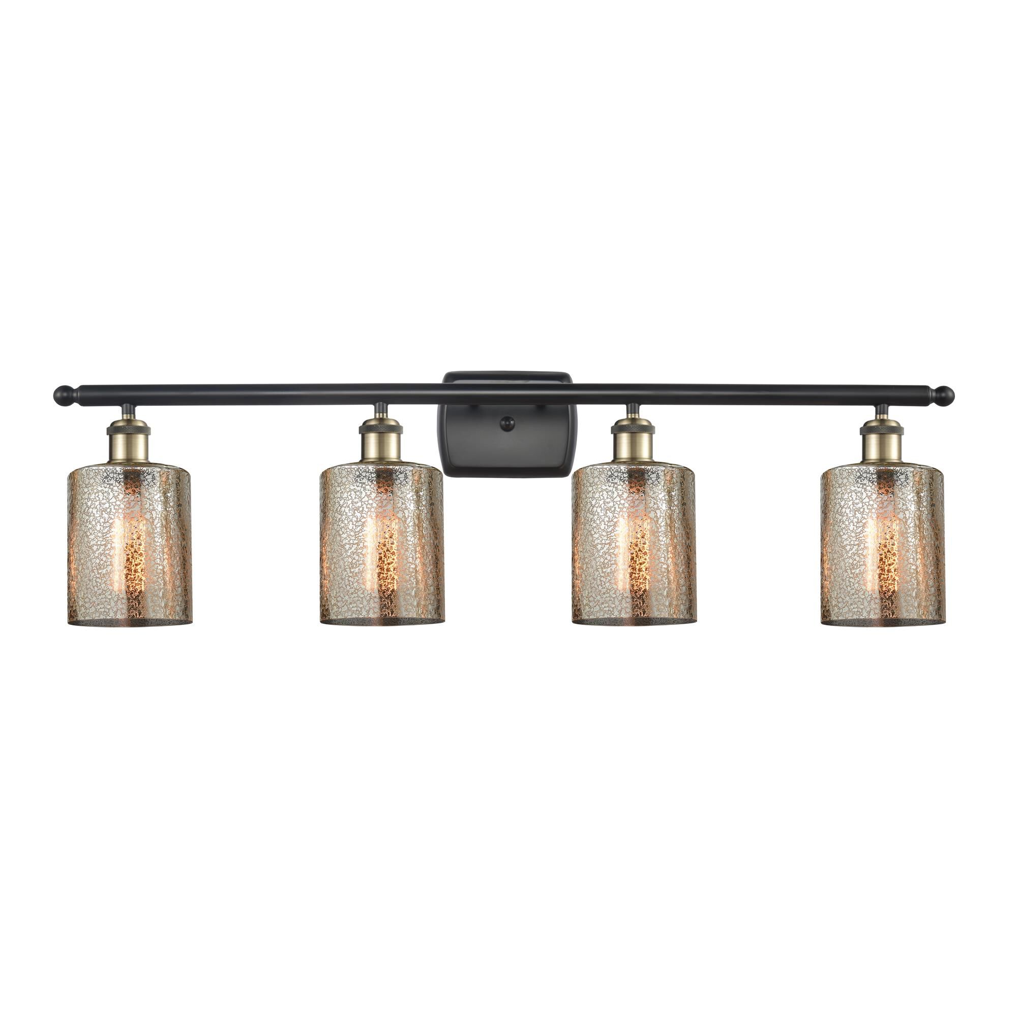 Shown in Black Antique Brass finish and Drum glass and Glass shade