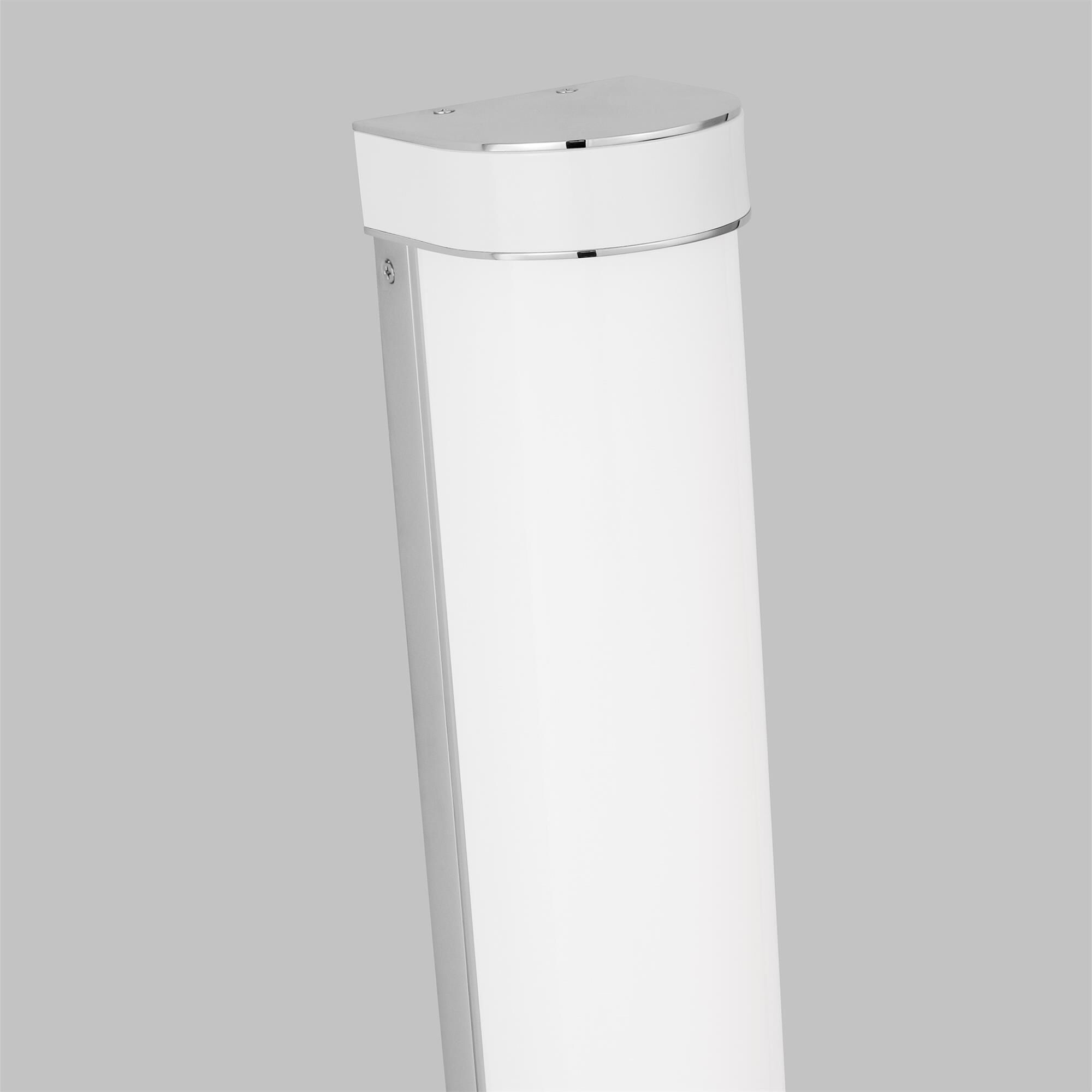 Shown in Polished Nickel finish and Milk White Glass shade