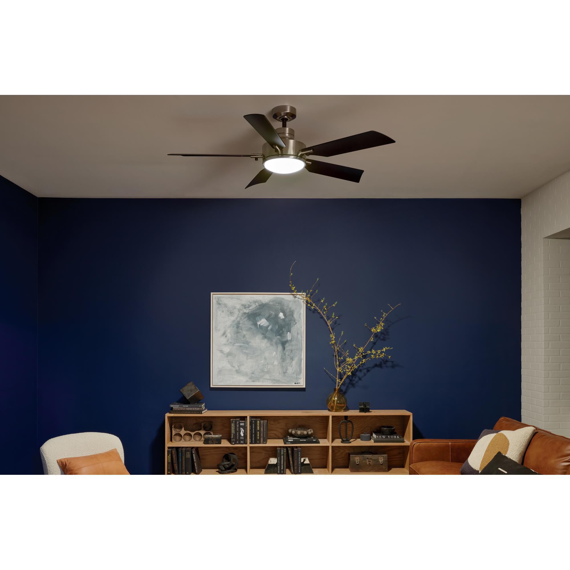 Shown in Brushed Stainless Steel finish and Frosted glass