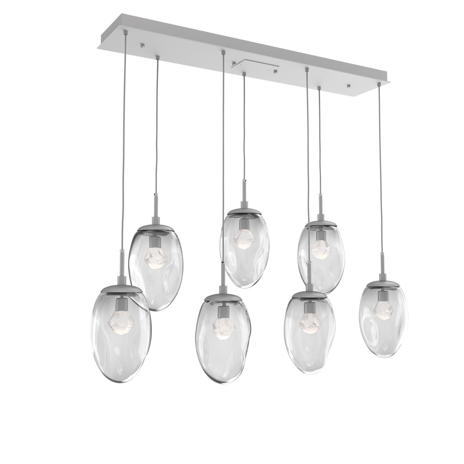 Levi Wilson Nebula 50 Inch 7 Light LED Linear Suspension Light by Hammerton Studio