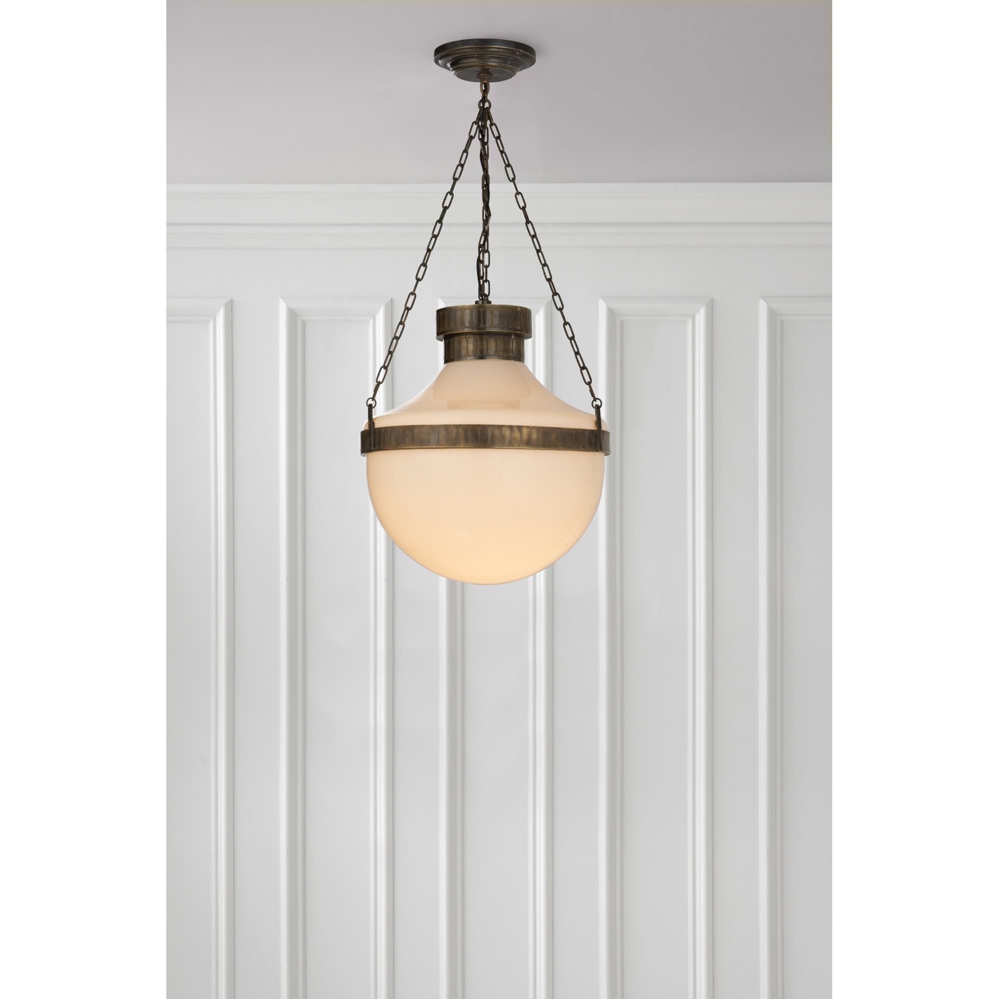 Michael S. Smith Modern Schoolhouse 18 Inch Large Pendant by Visual Comfort Signature Collection