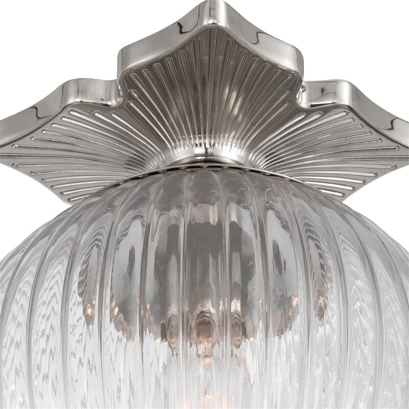 Orly 10 Inch Semi Flush Mount by Crystorama