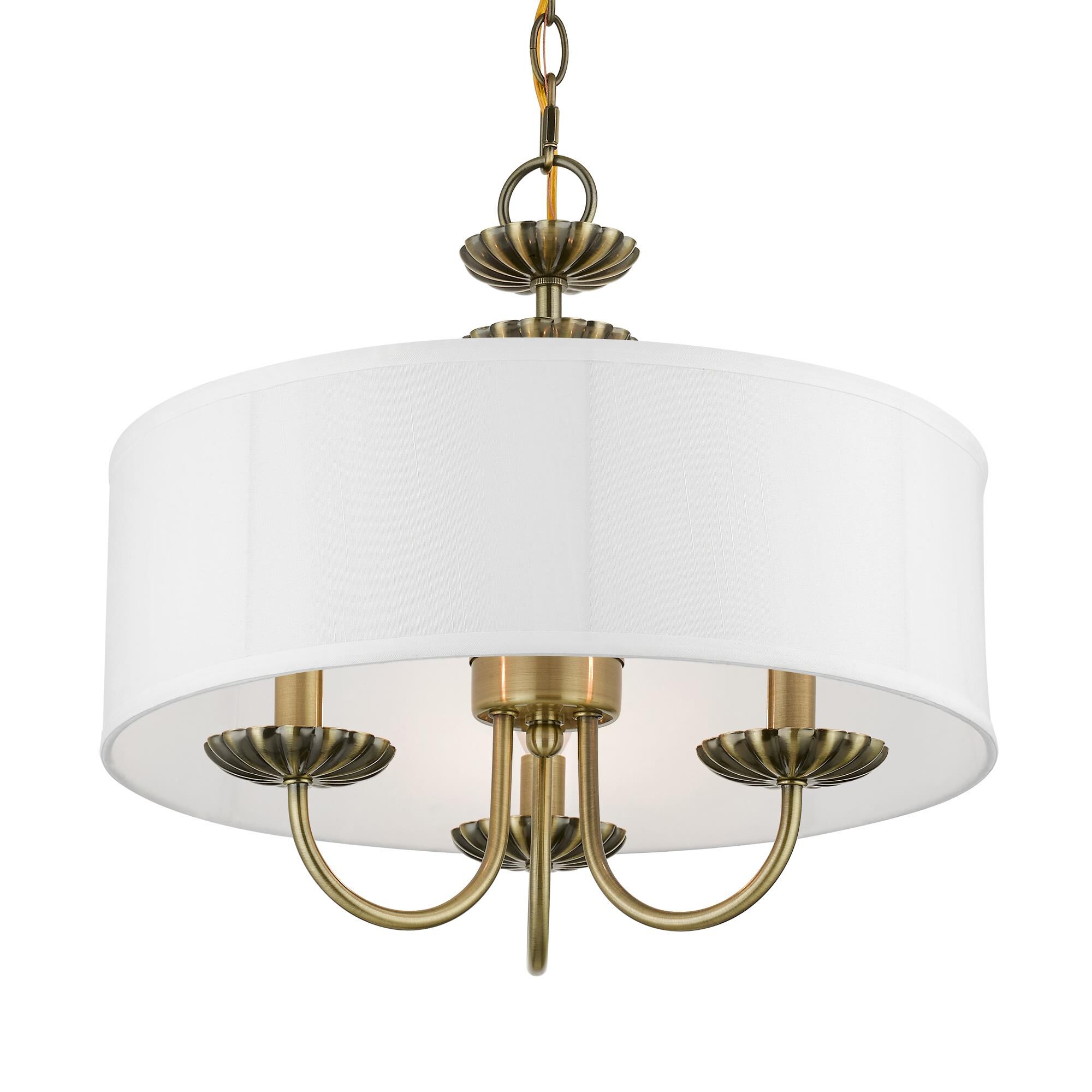 Brookdale 3 Light Mini Chandelier by Livex Lighting