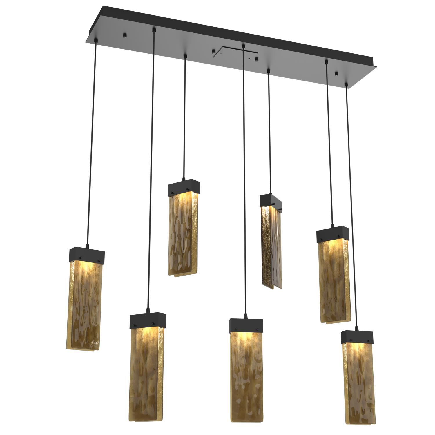 Parallel 44 Inch 7 Light LED Linear Suspension Light by Hammerton Studio