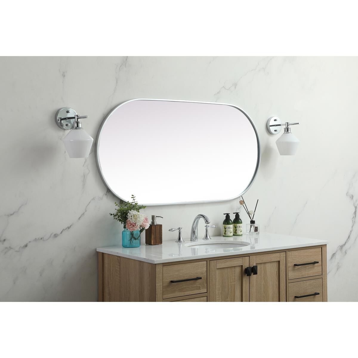 Asha 48 Inch Decorative Mirror by Elegant Decor