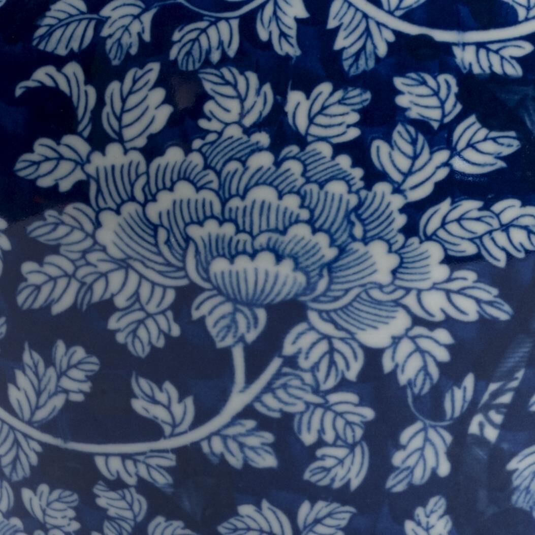 Shown in Blue - White Glaze finish