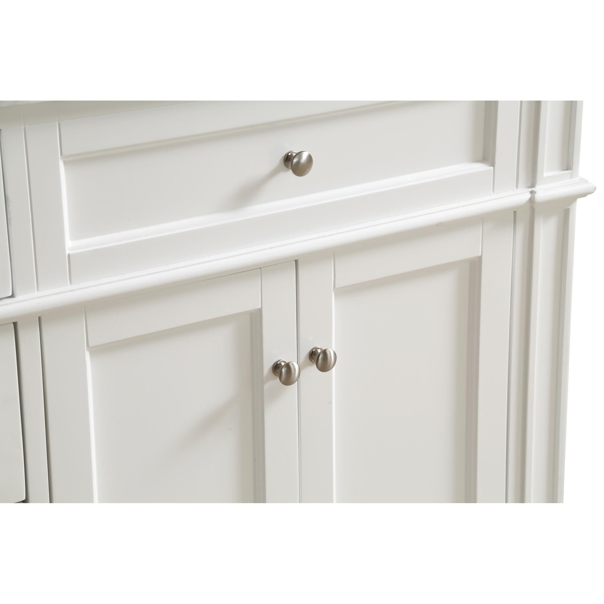 Shown in White finish