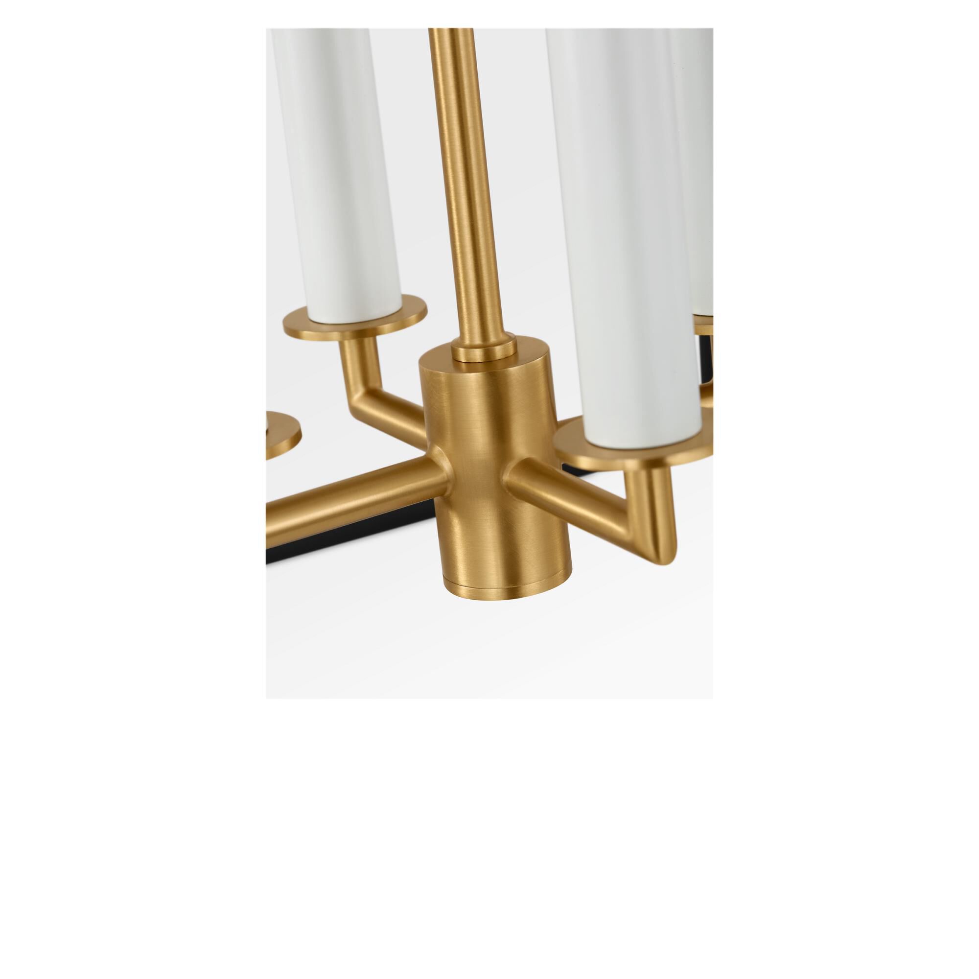 Shown in Midnight Black and Burnished Brass finish