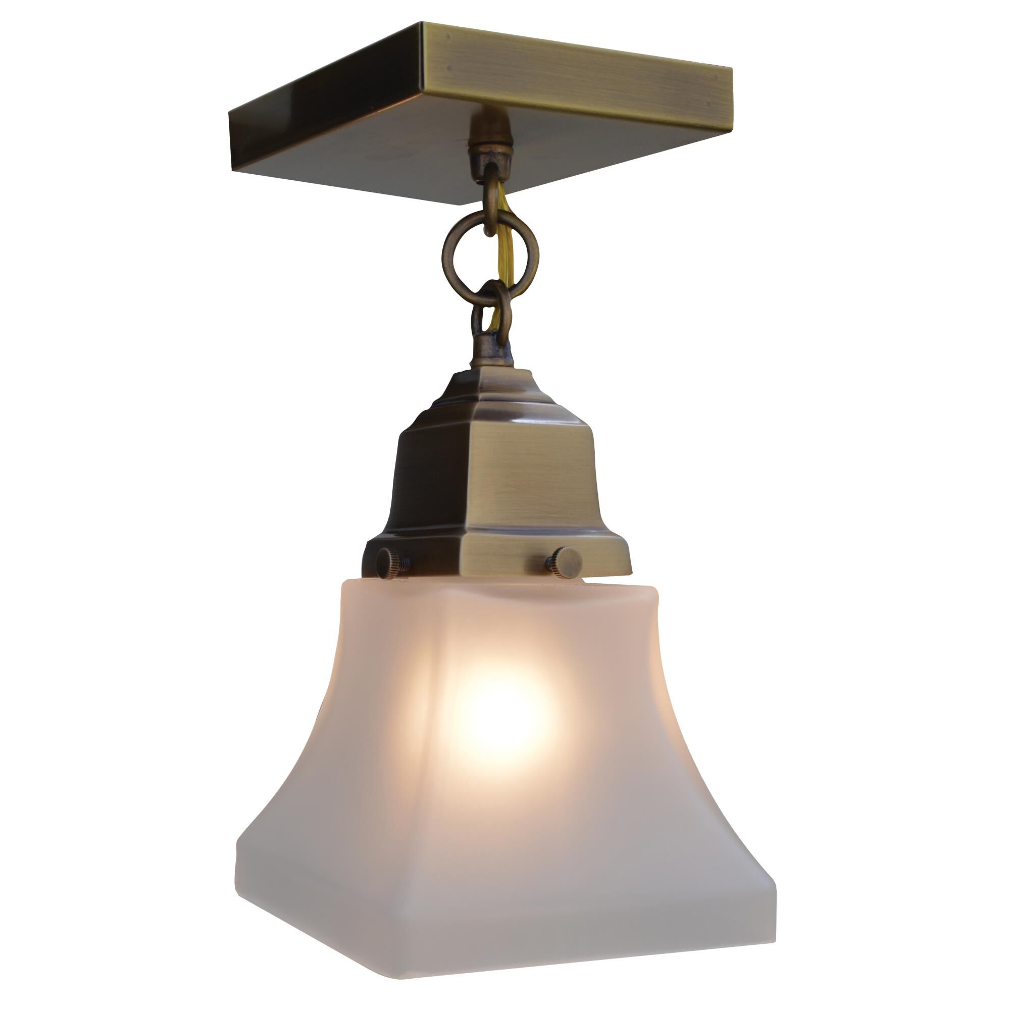 Ruskin 5 Inch 1 Light Flush Mount by Arroyo Craftsman