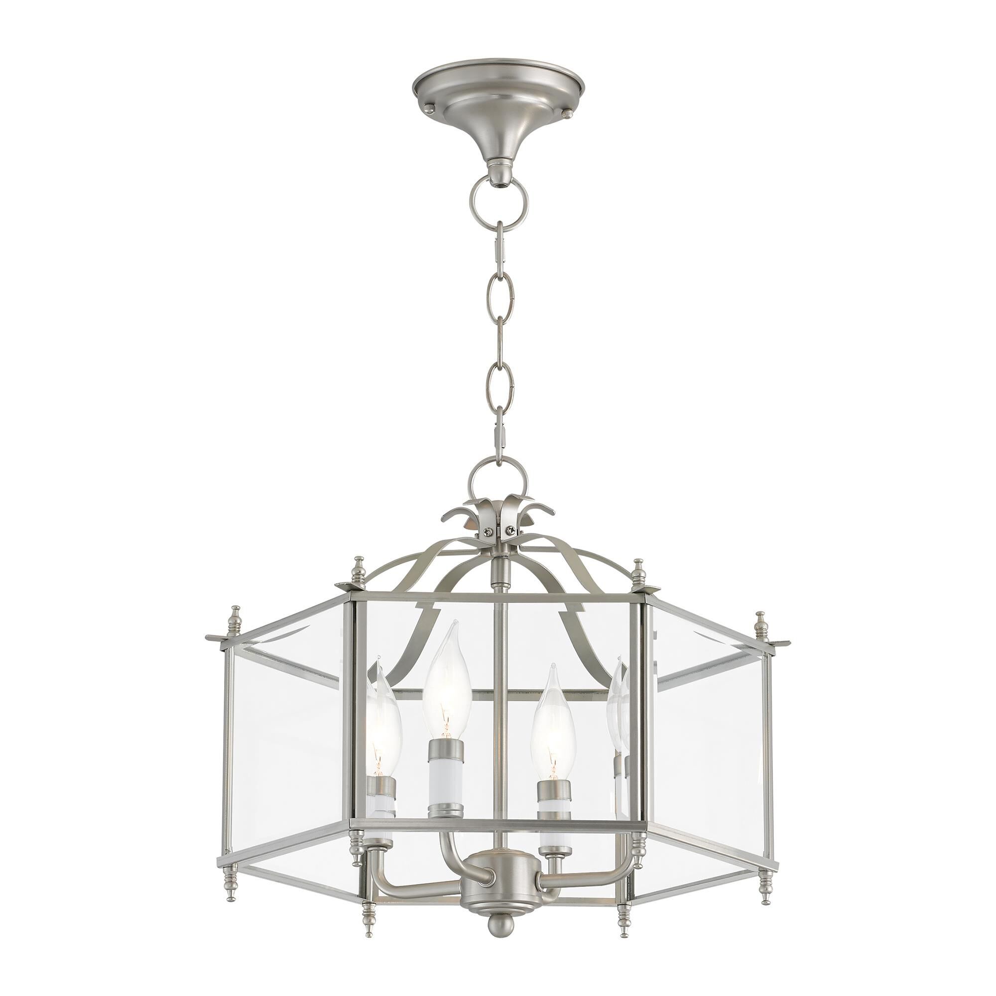 Livingston 15 Inch Cage Pendant by Livex Lighting