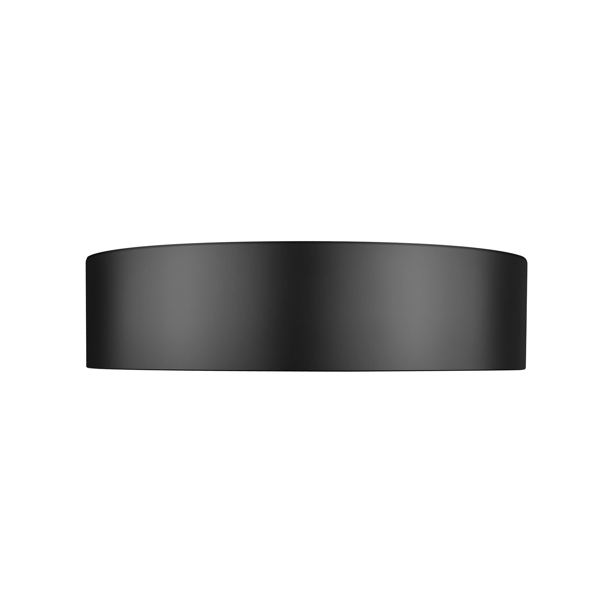 Shown in Matte Black finish and Frosted glass and Frosted shade