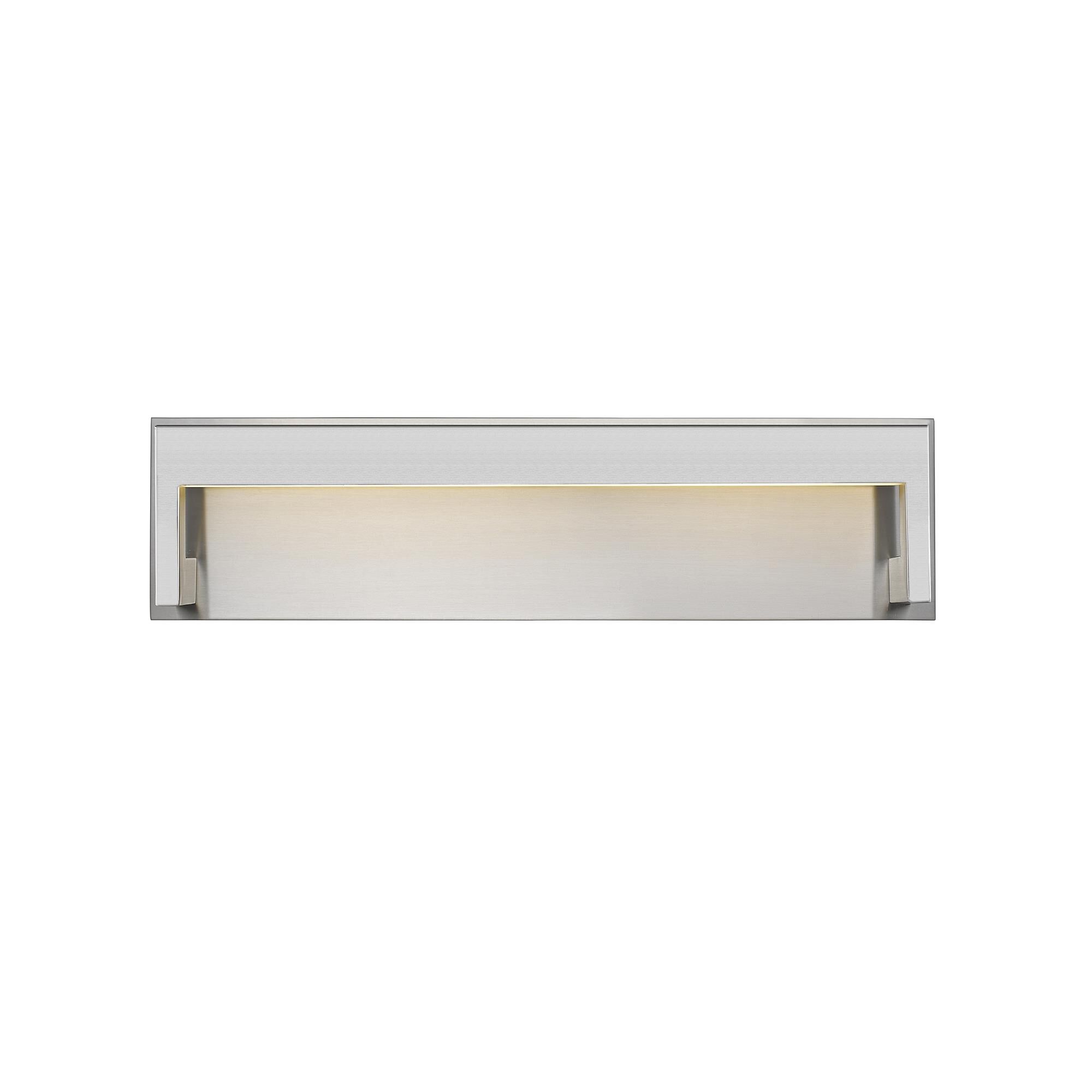 Shown in Brushed Nickel finish and Acrylic glass and Acrylic shade