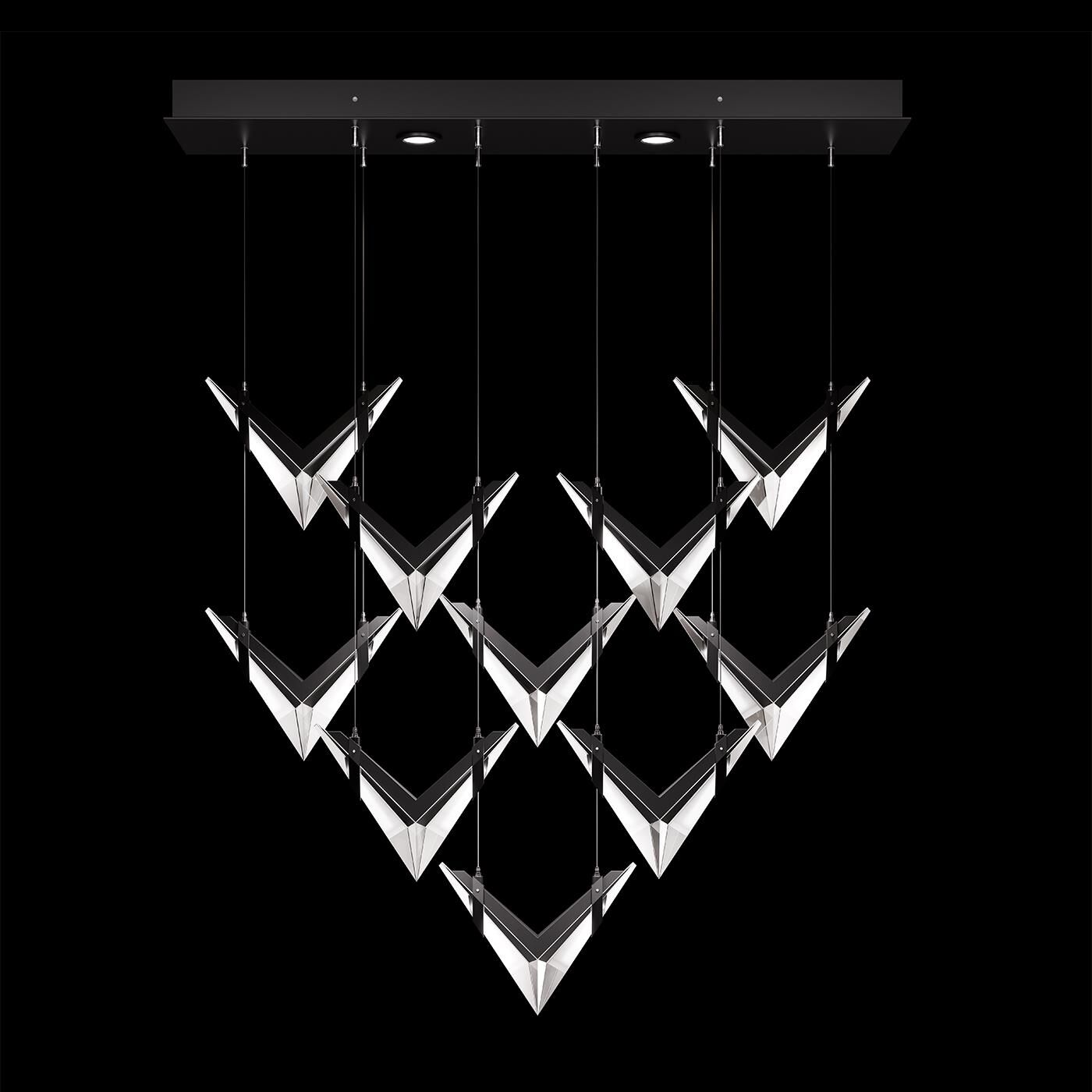 Fahl In-House Blade 48 Inch Linear Suspension Light by Fine Art Handcrafted Lighting