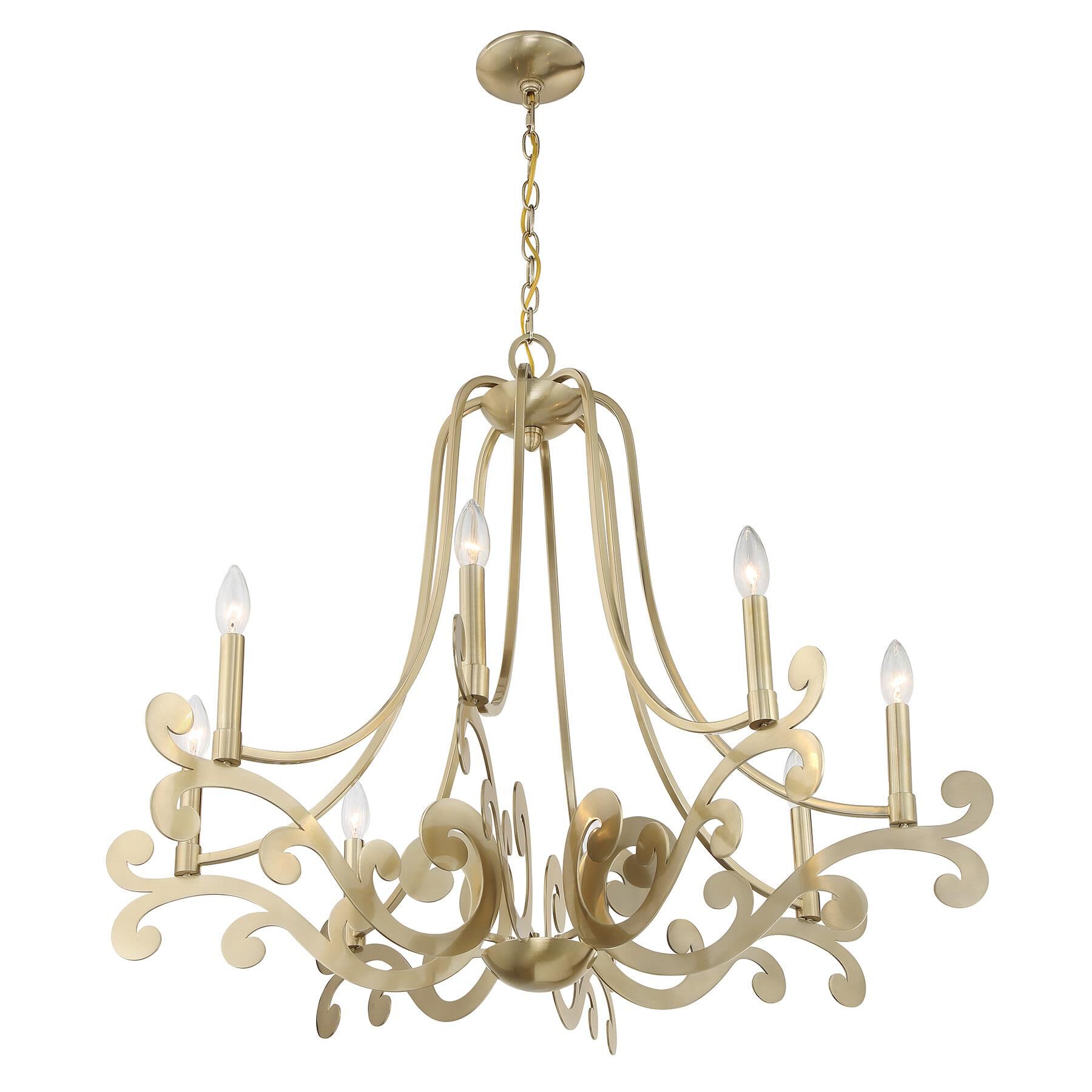 Lombard 34 Inch Chandelier by Savoy House