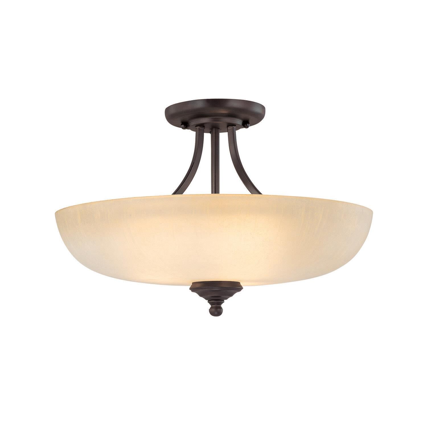 Chapman 18 Inch 3 Light Semi Flush Mount by Capital Lighting Fixture Company
