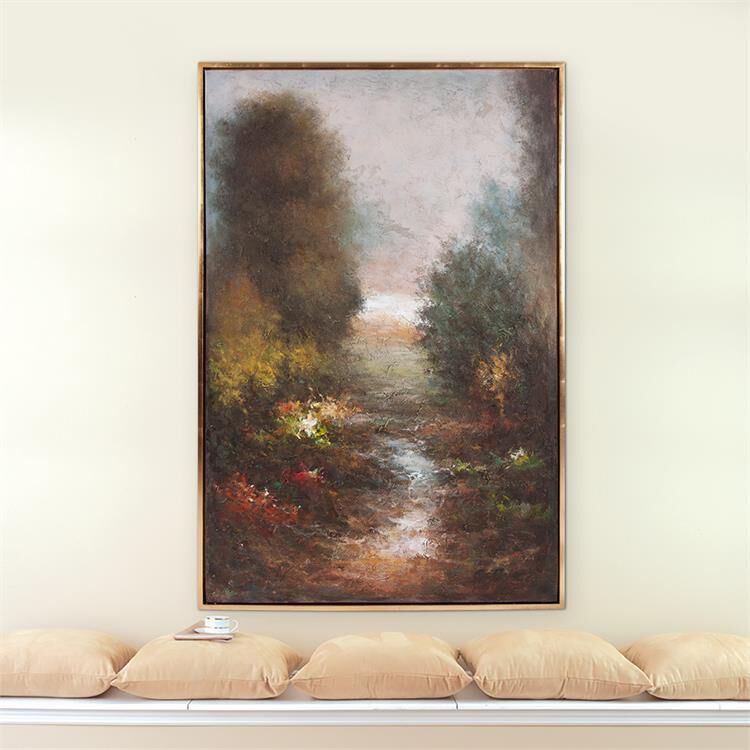 Silent River Hand Painted Original Art Painting by Howard Elliott Collection