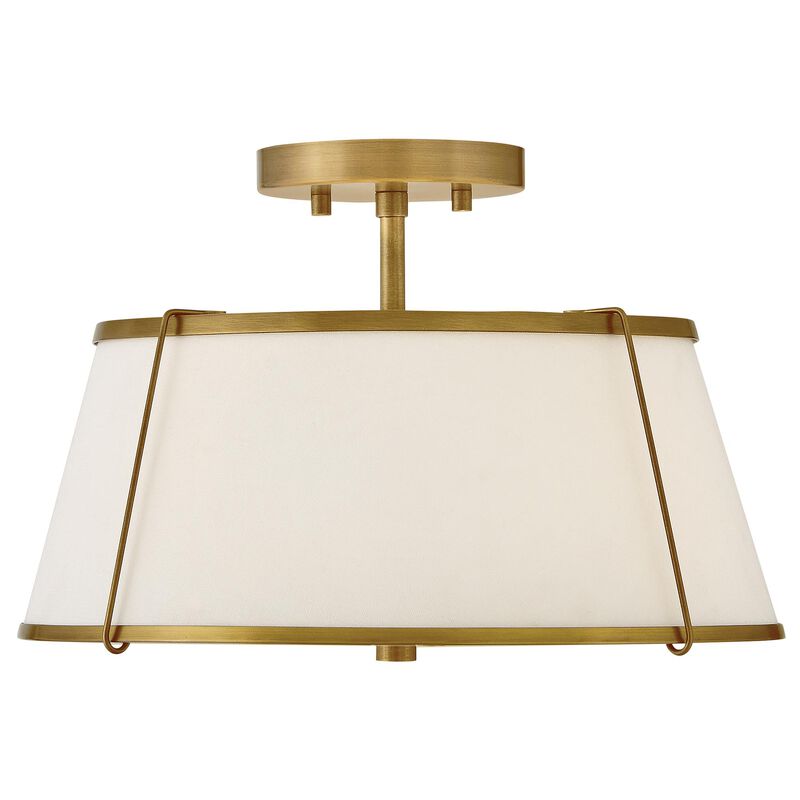 Clarke 15 Inch 2 Light Semi Flush Mount by Hinkley
