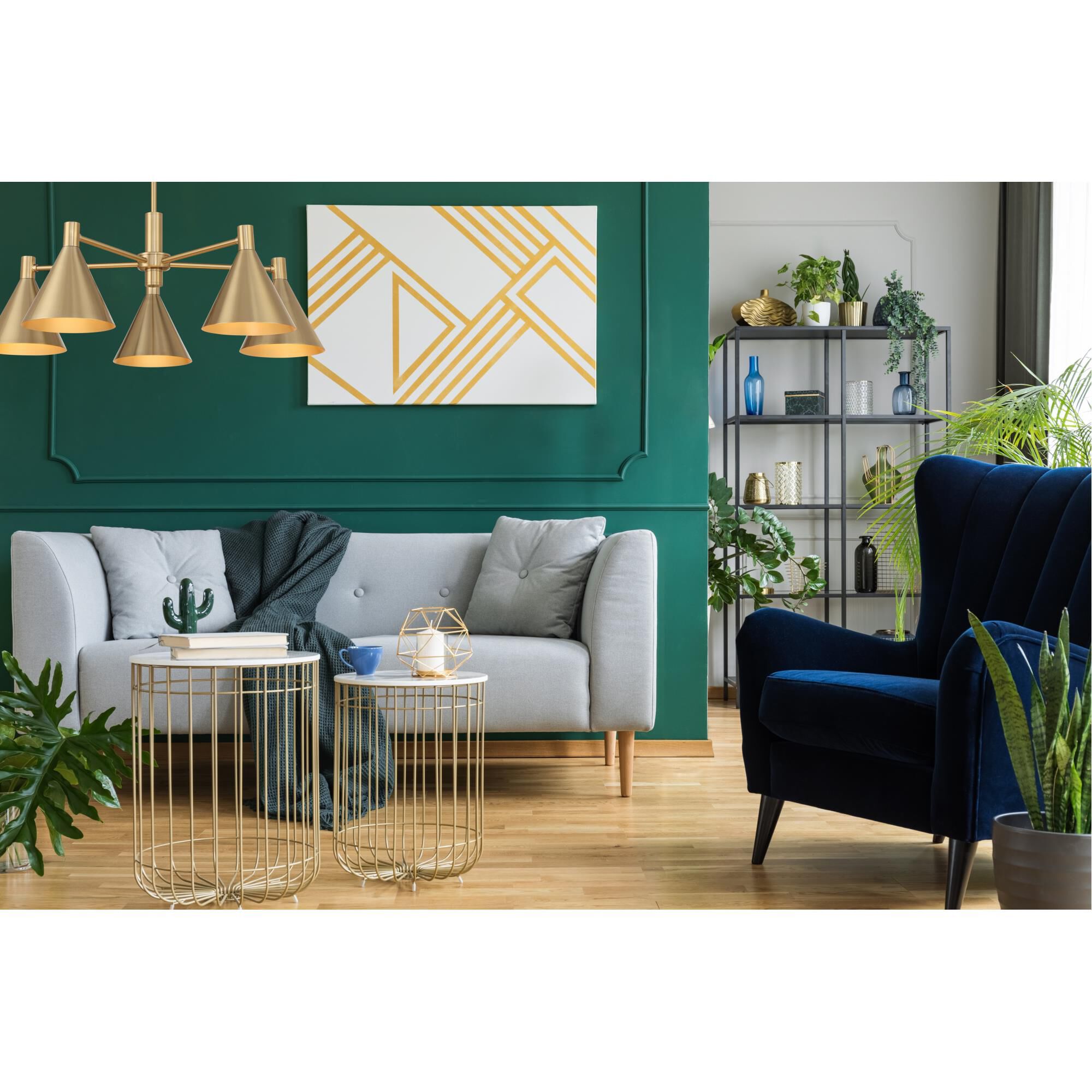 Shown in Noble Brass finish