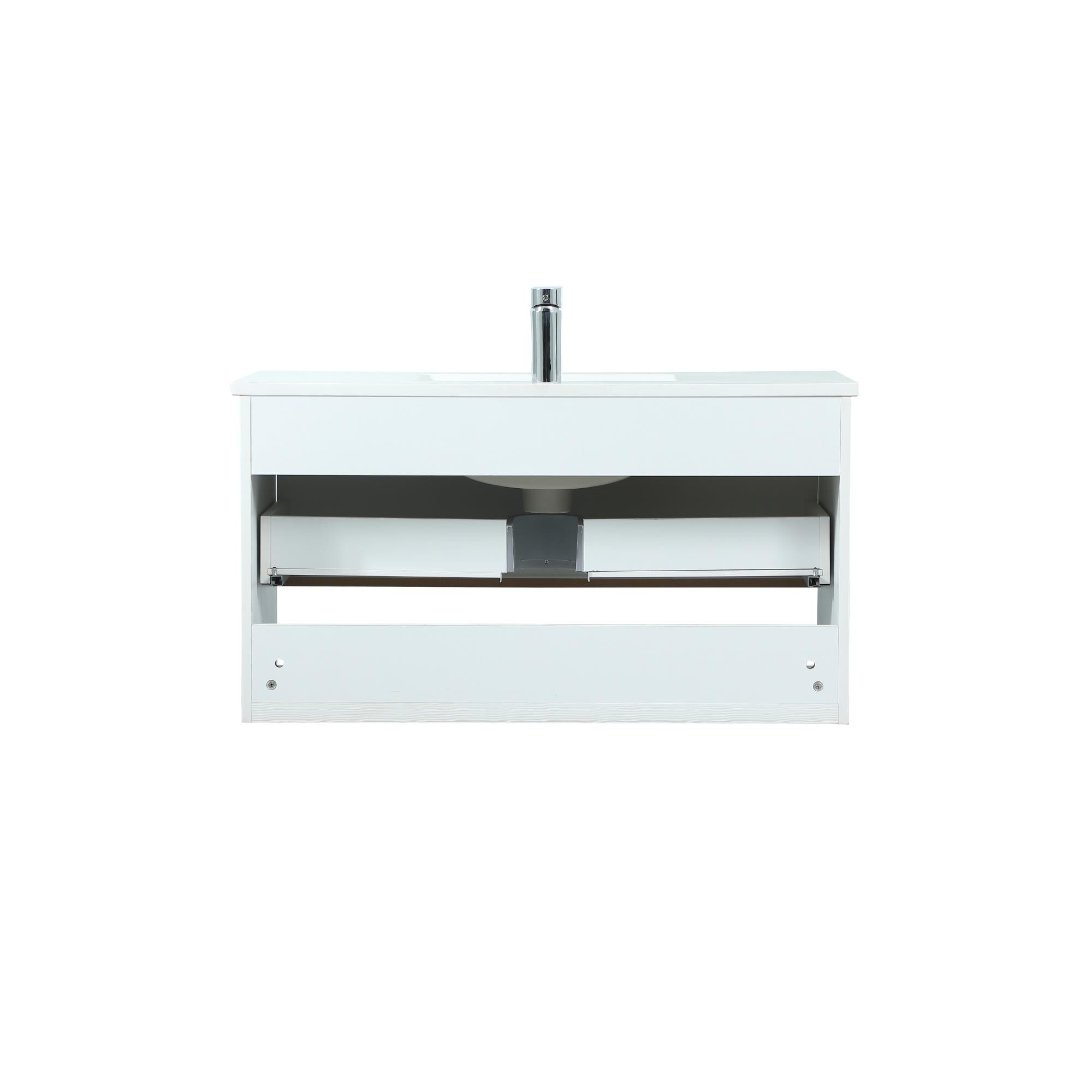 Shown in White finish