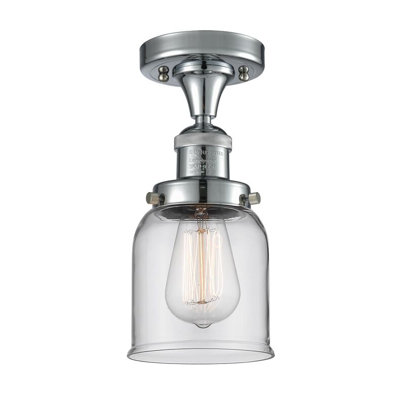 Bruno Marashlian Small Bell 5 Inch 1 Light Semi Flush Mount by Innovations Lighting