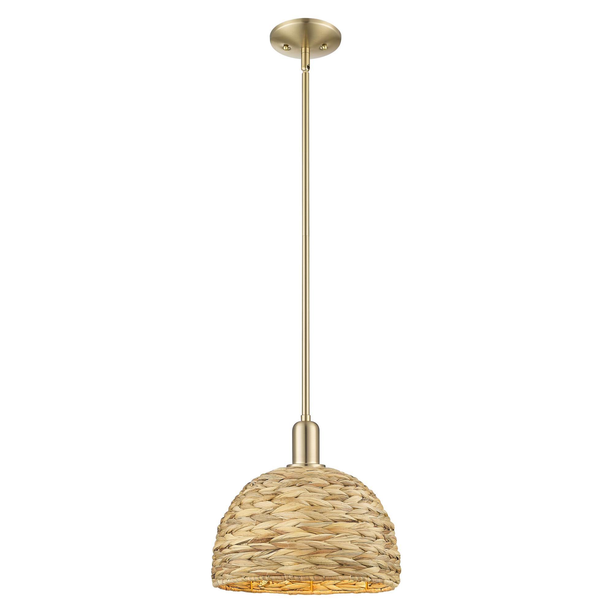 Shown in Champagne Bronze finish and Natural shade